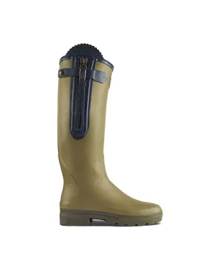 L'Alliance Neoprene Lined Wellington Boot (Narrow Fit) - Vert Vierzon Comfortable fit