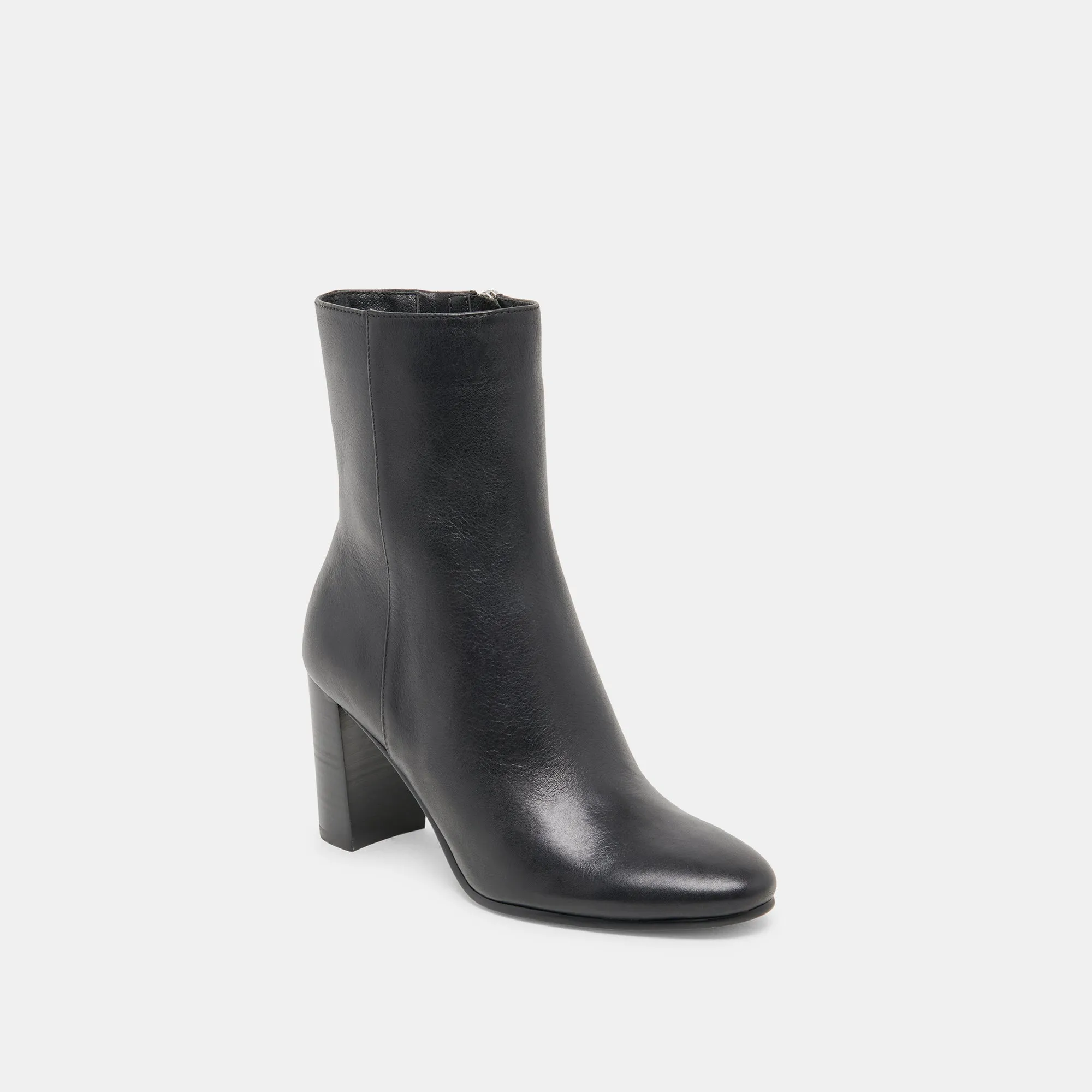 All Fit Quick Drying Windy Weather SUZY WIDE BOOTIES BLACK LEATHER