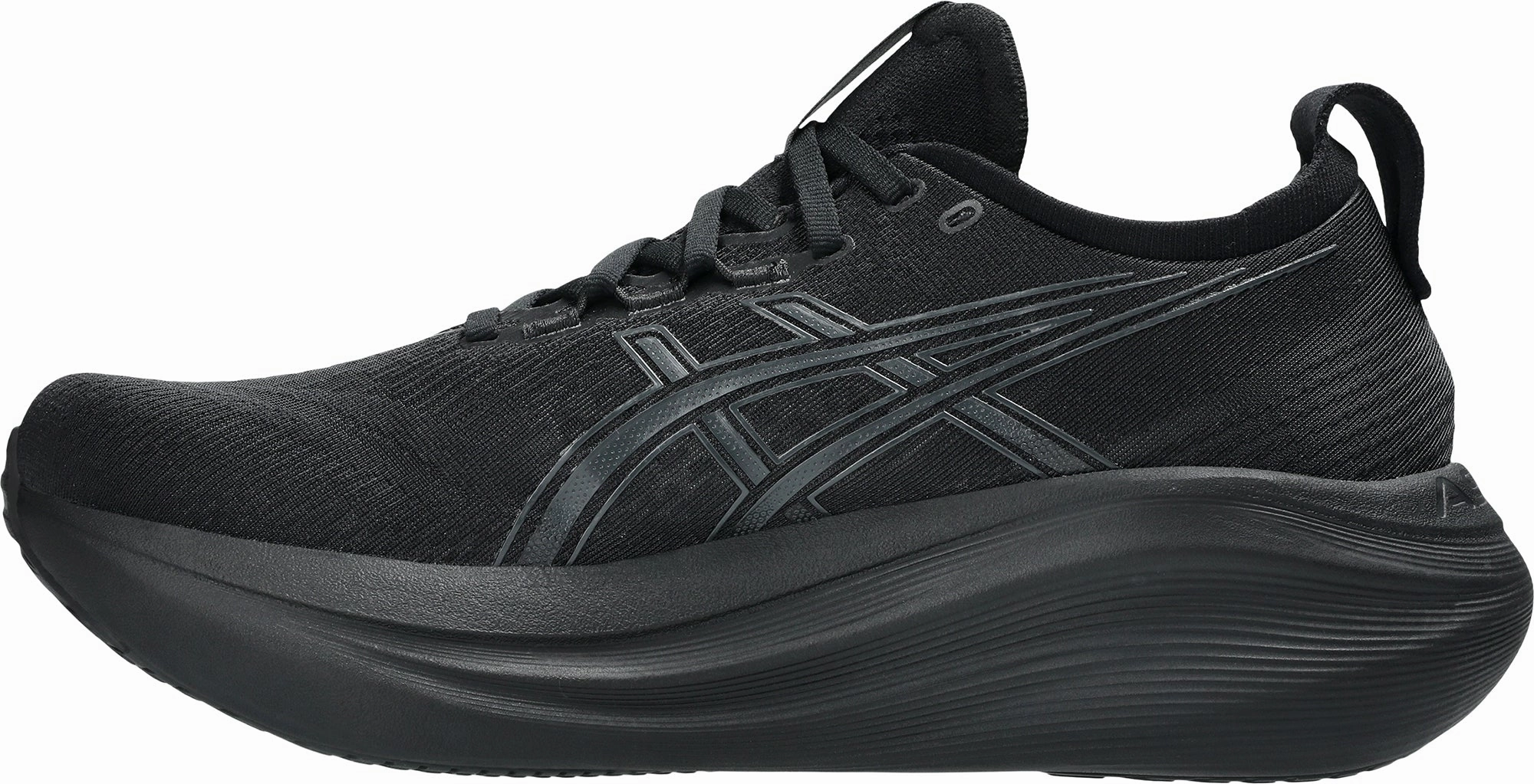 trail - running straps Asics Gel Nimbus 27 Mens Running Shoes - Black