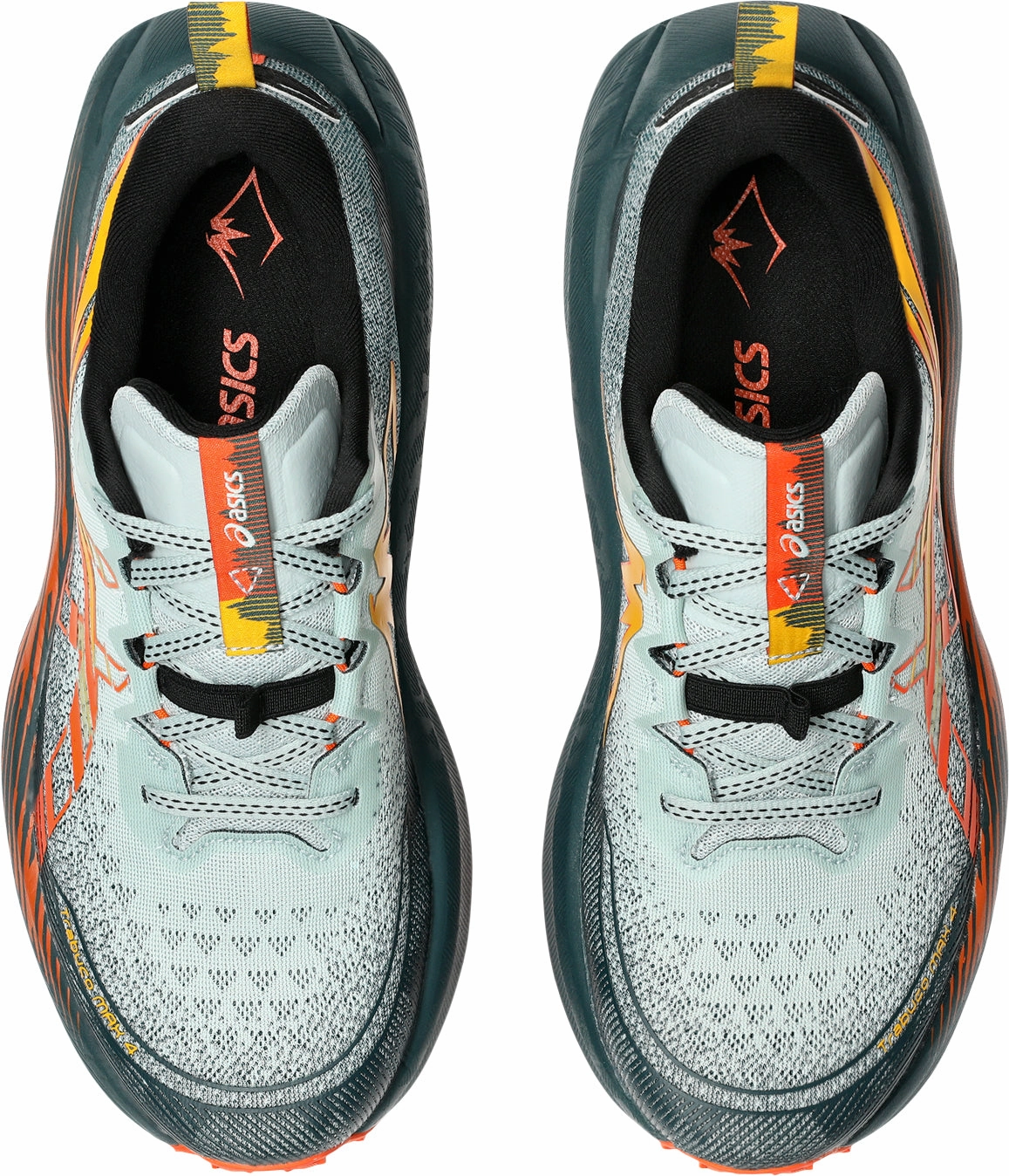 Asics Trabuco Max 4 Mens Trail Running Shoes - Green knee - high sock