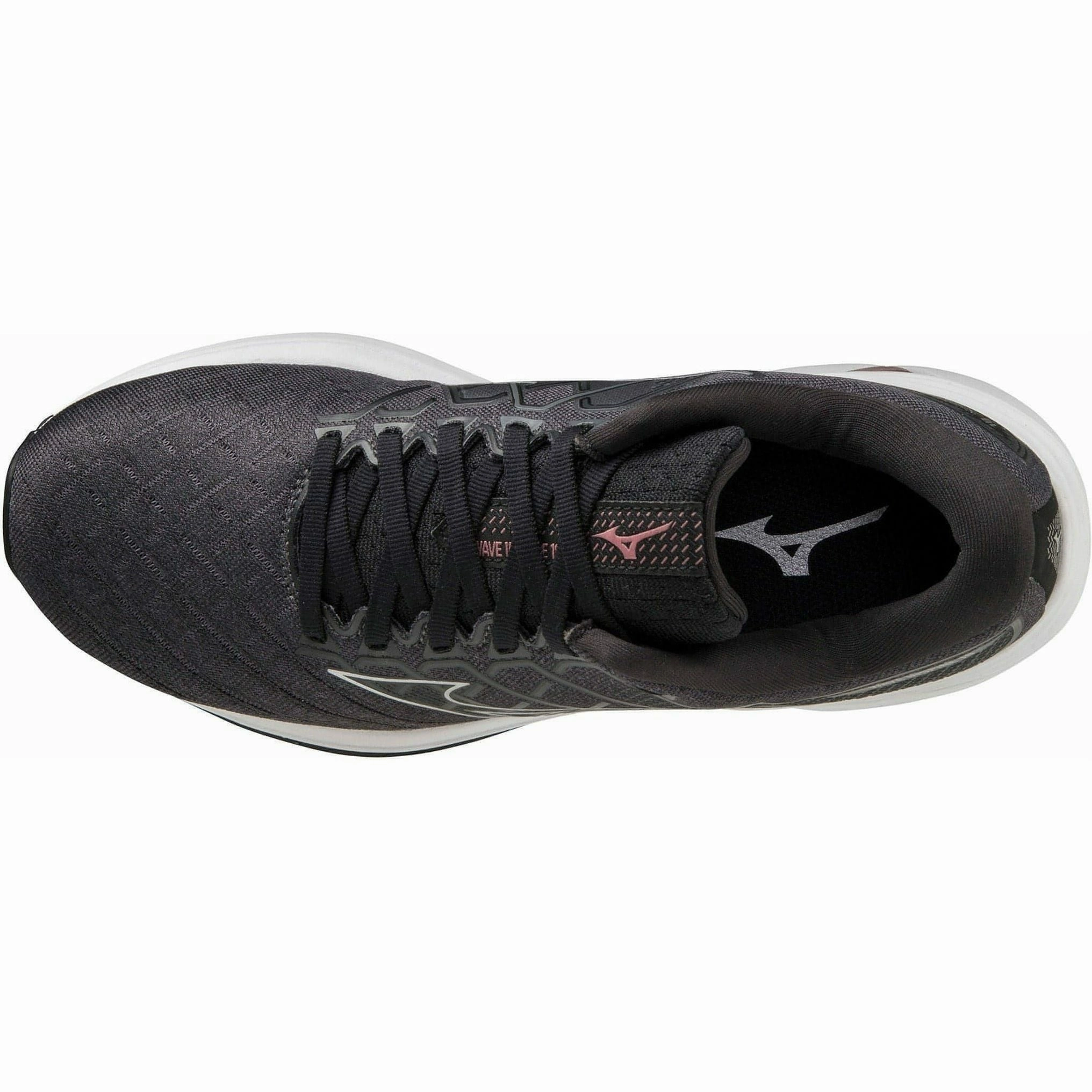 Sock Like Collar Fit Timberland 6-Inch Mizuno Wave Inspire 18 WIDE FIT (D) Womens Running Shoes - Black