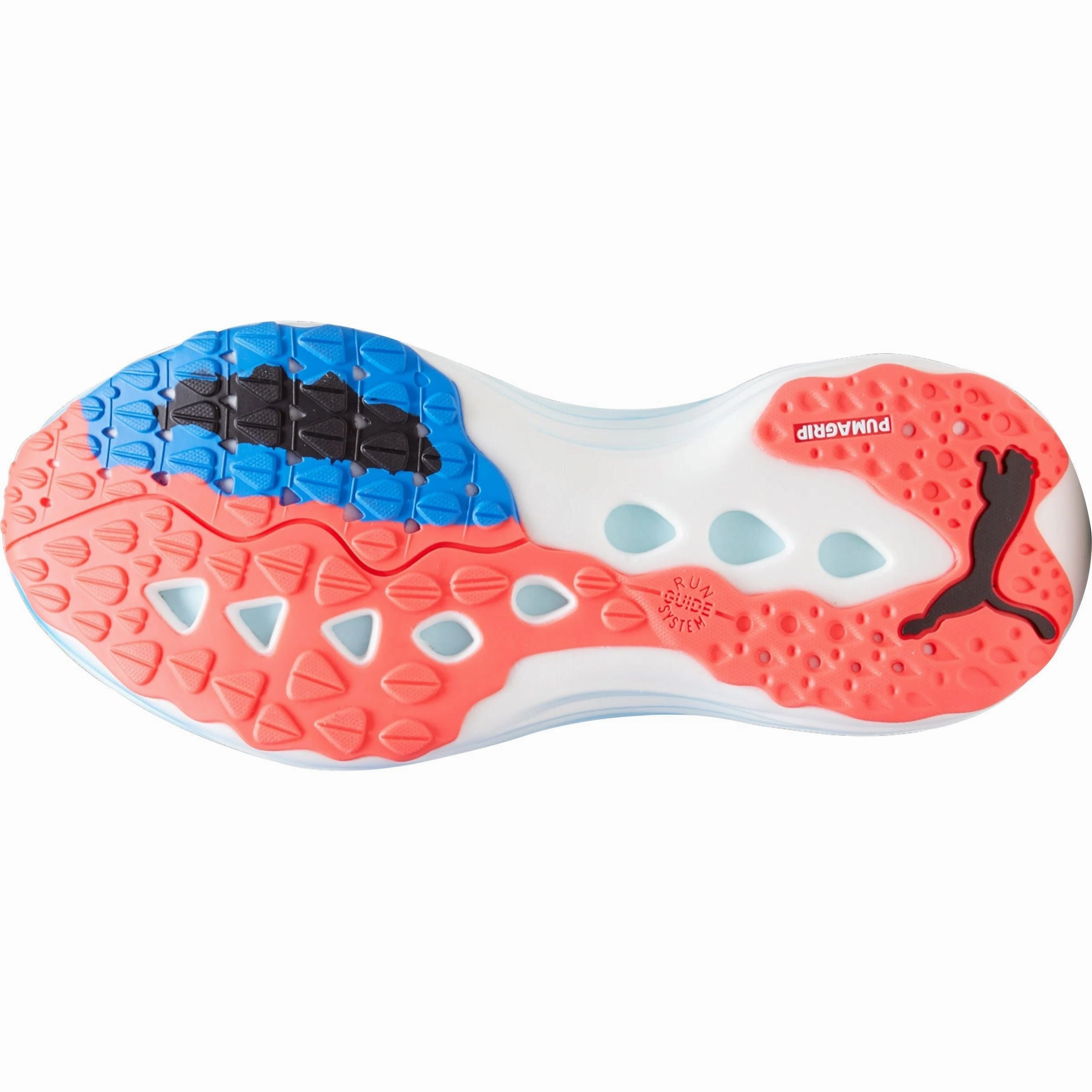 Bounce Response Engine Shock Absorbing Sole Puma ForeverRun Nitro Mens Running Shoes - Blue