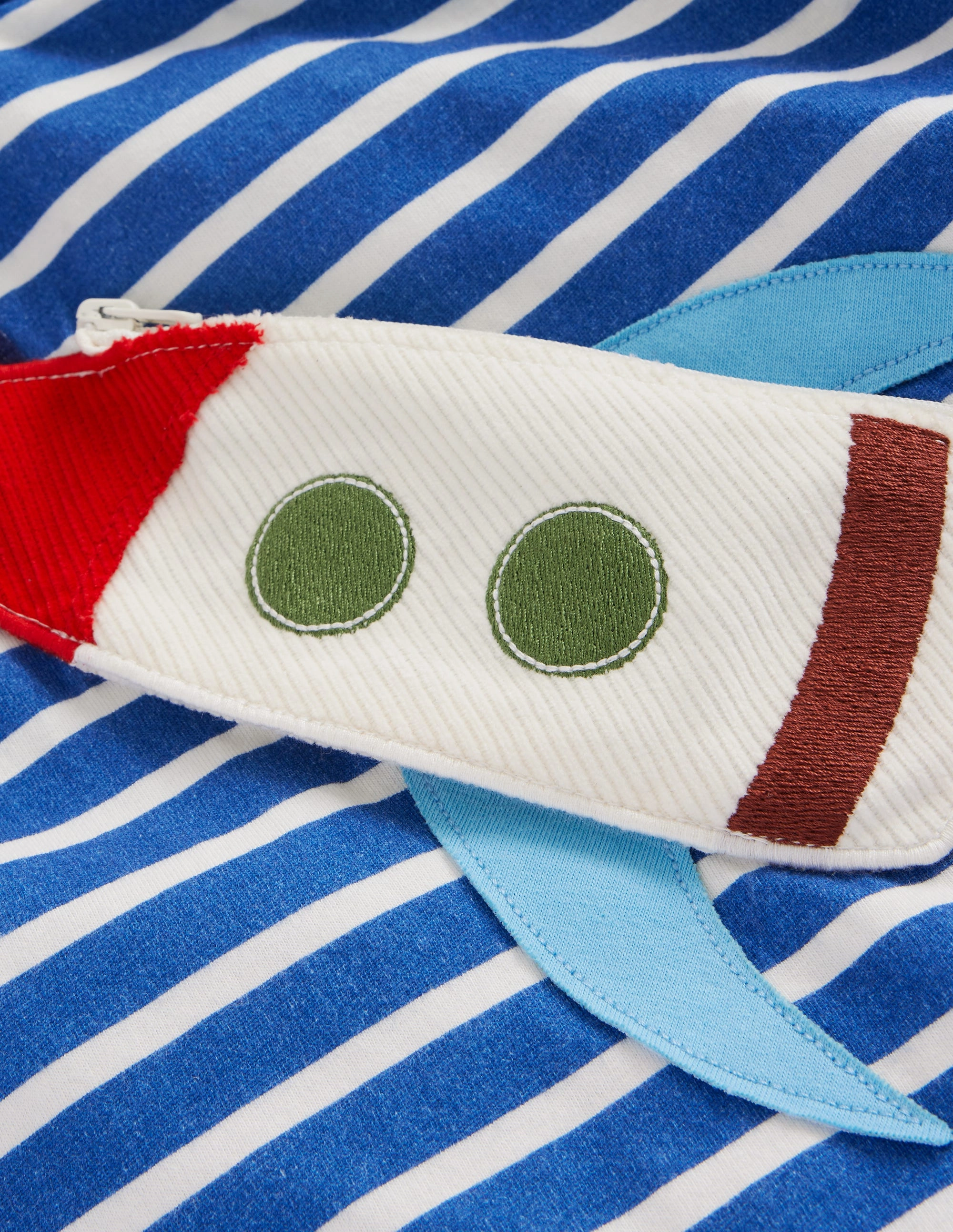 FadeResistant Coating Outdoor Comfort Style Novelty Bag T-shirt-Delft and Ivory Stripe