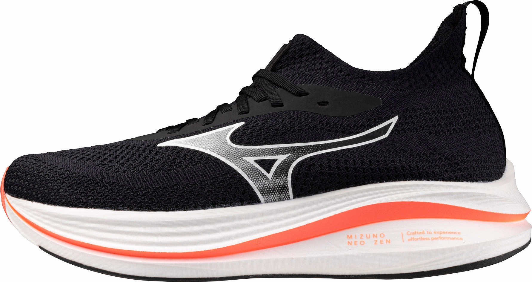 Mizuno Neo Zen Mens Running Shoes - Black sports shoes neon running wear