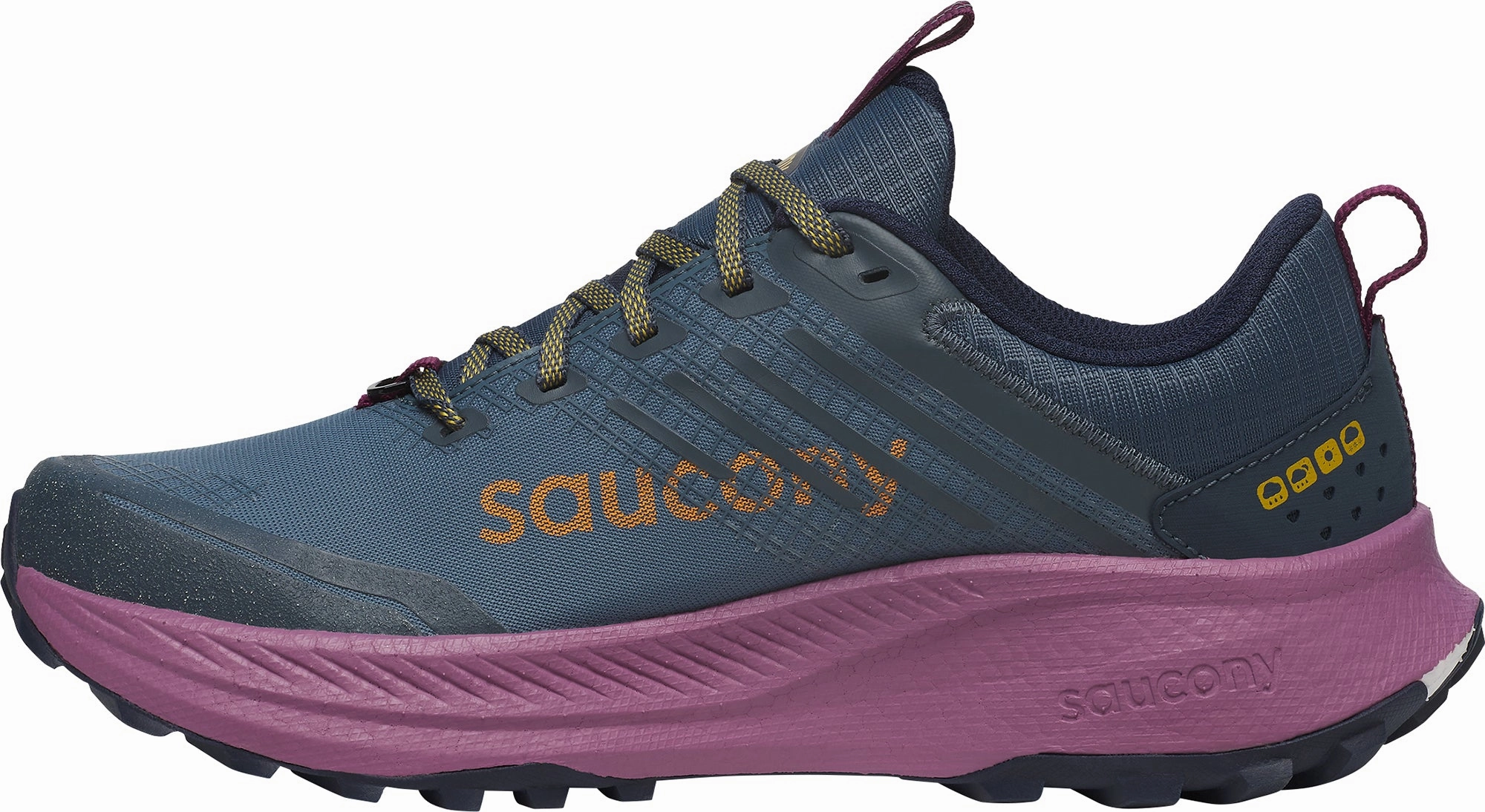 Gradual Heel Bevel Saucony Ride TR2 GORE-TEX Womens Trail Running Shoes - Blue