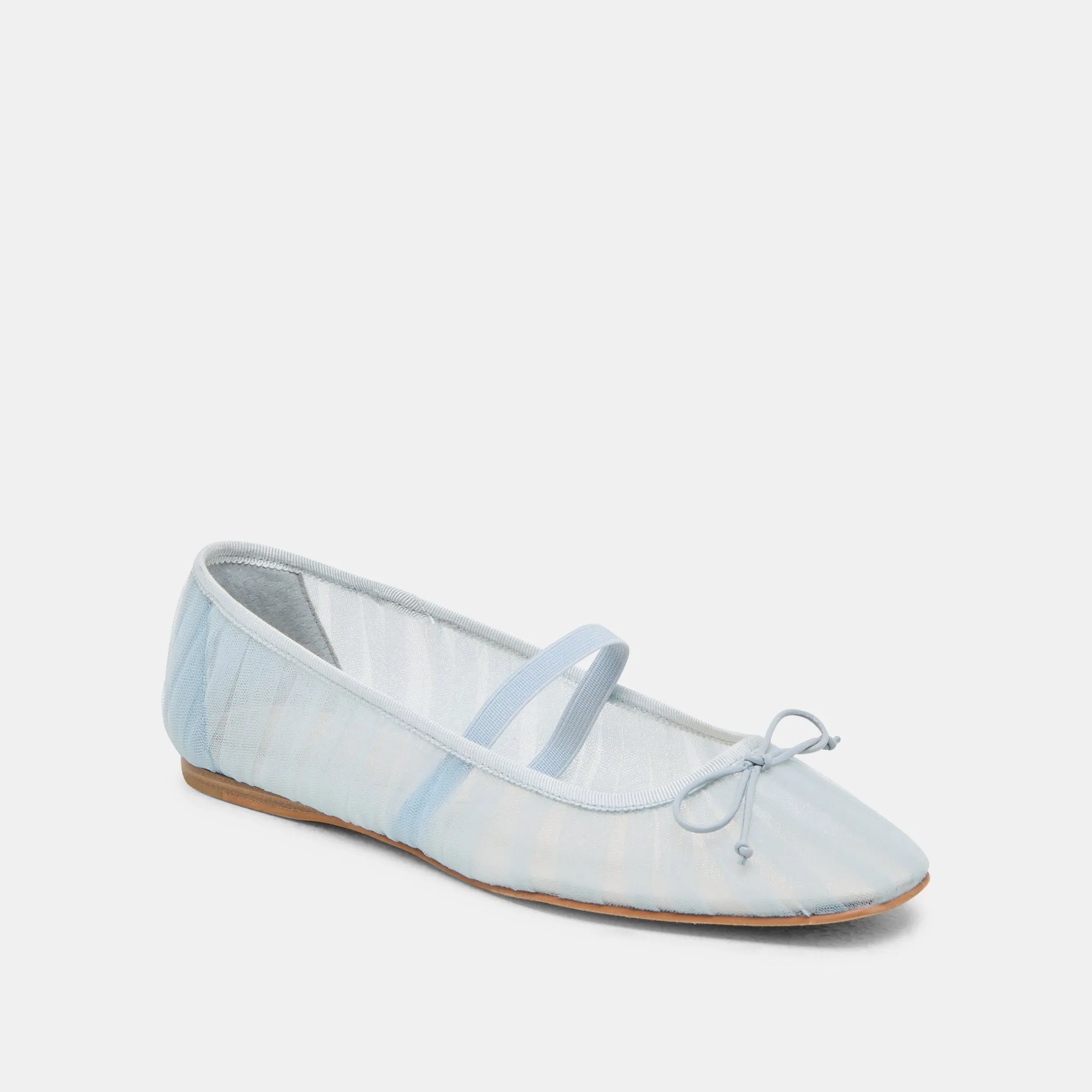 RAEVEN BALLET FLATS LIGHT BLUE TULLE College Walk Sun Bay