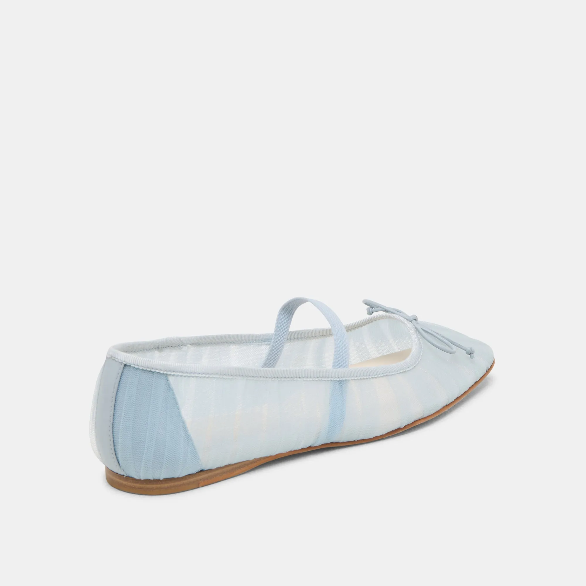 RAEVEN BALLET FLATS LIGHT BLUE TULLE Side Walk
