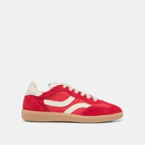 All-purpose stability REBEL SNEAKERS CRIMSON NYLON