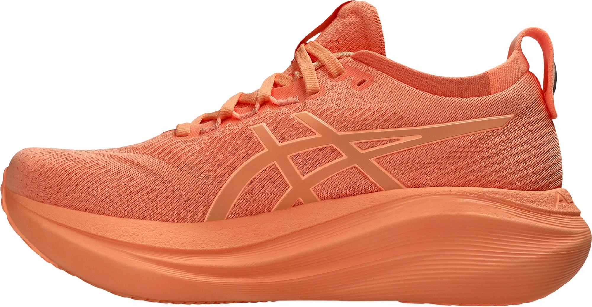 Asics Gel Nimbus 27 Lite-Show Womens Running Shoes - Orange Airflow Ventilation Channels