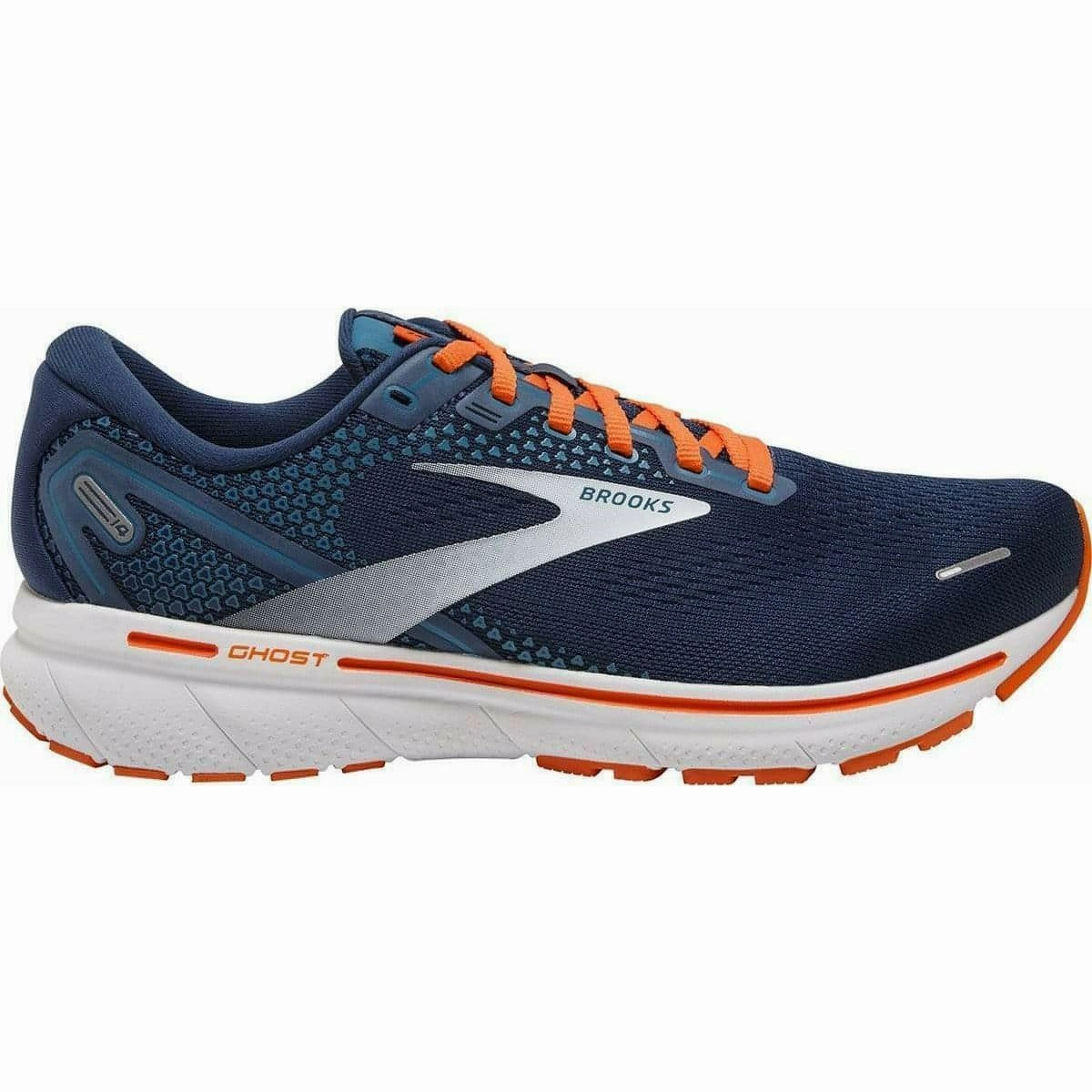 Hygroscopic Materials Brooks Ghost 14 Mens Running Shoes - Blue
