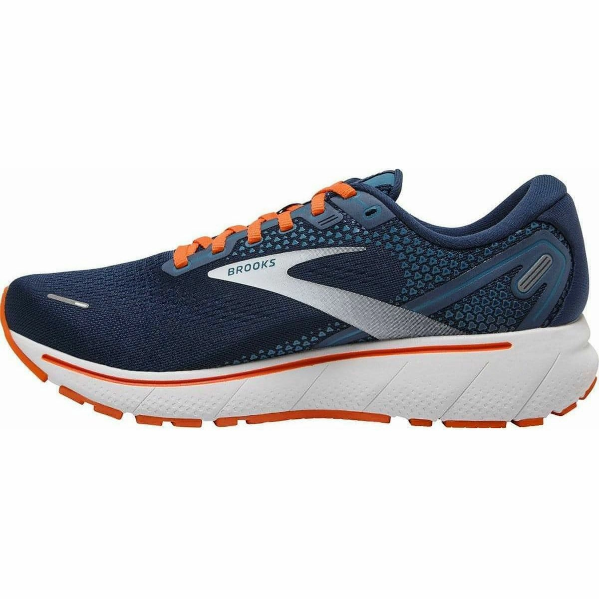 Brooks Ghost 14 Mens Running Shoes - Blue Flexible Running Tech