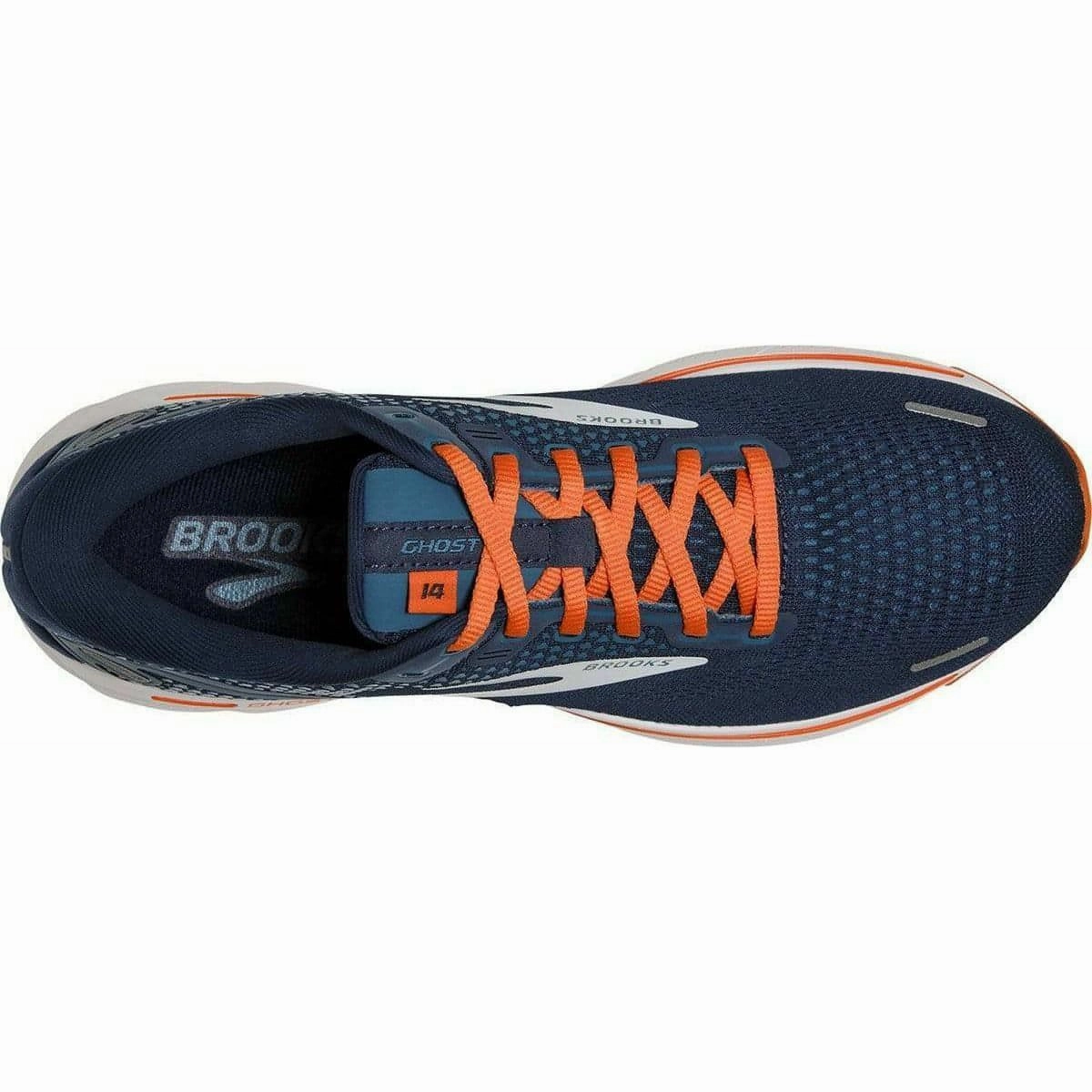 running in a tundra area Brooks Ghost 14 Mens Running Shoes - Blue
