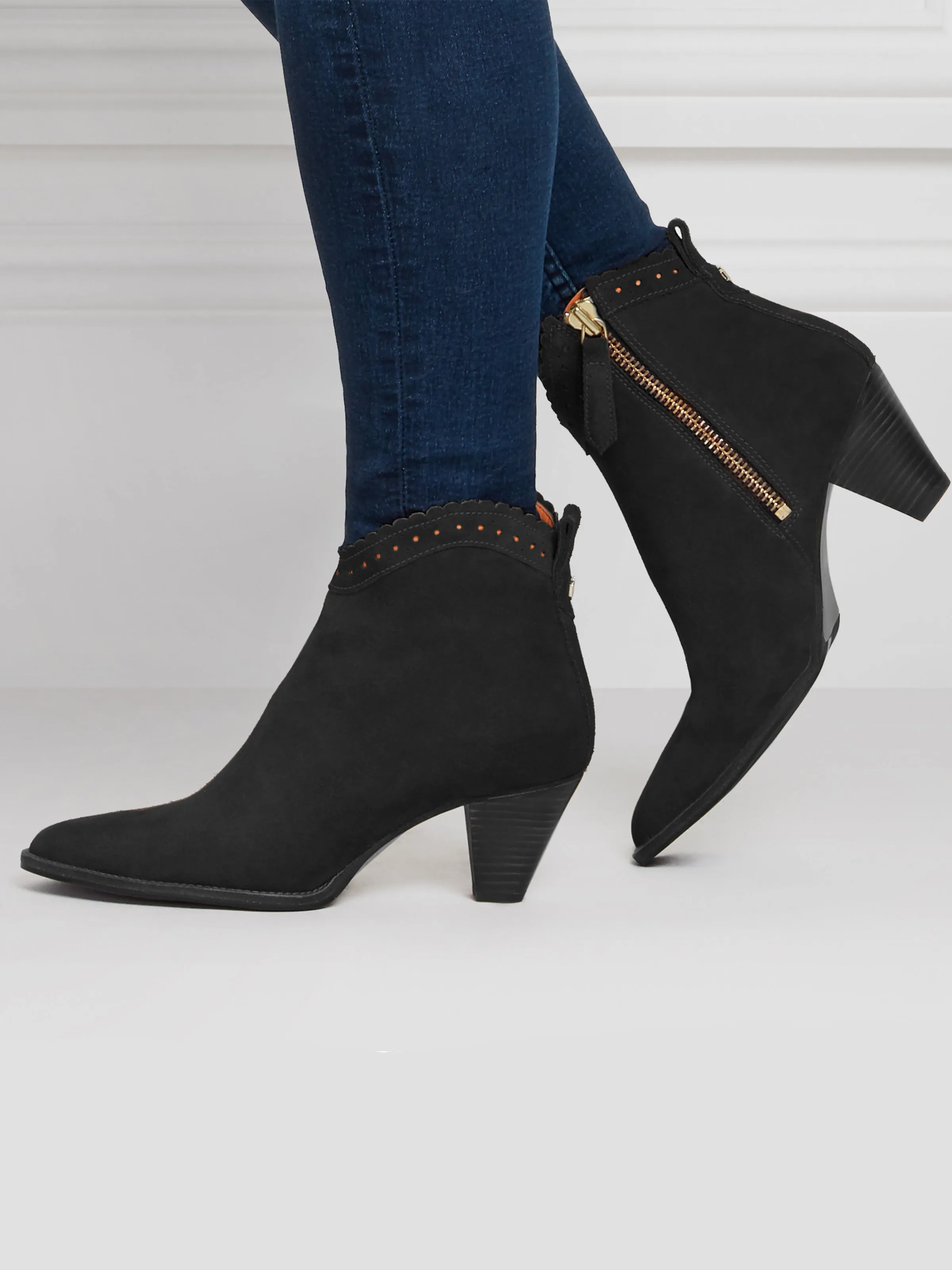 Neutral palette Athletic Edge Regina Ankle Boot - Black