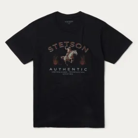 Stetson Authentic Graphic Tee Pre Shrunk Cotton Blend Simple Elegance