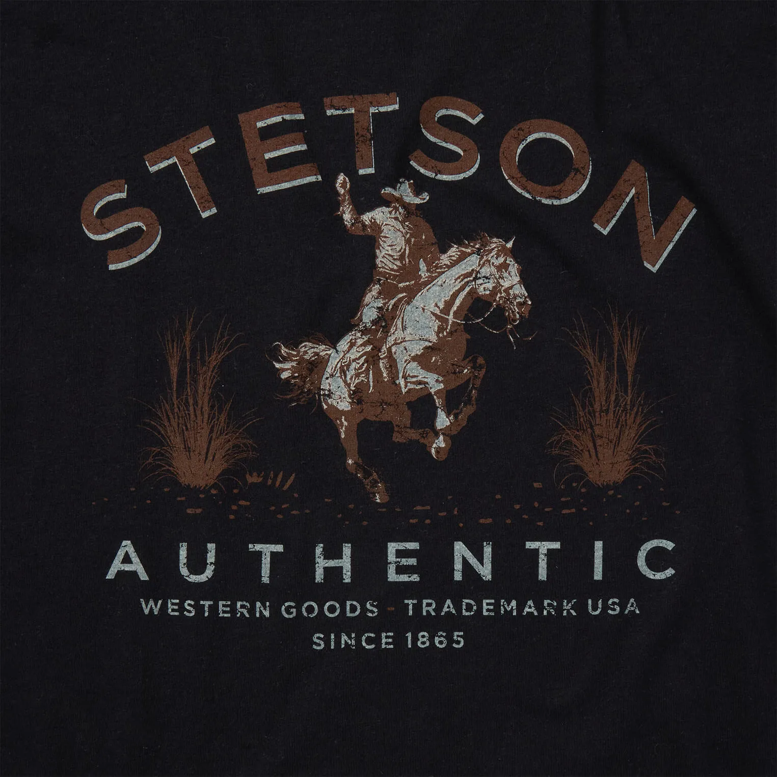 Stetson Authentic Graphic Tee High Street Fashion Geometric Pattern
