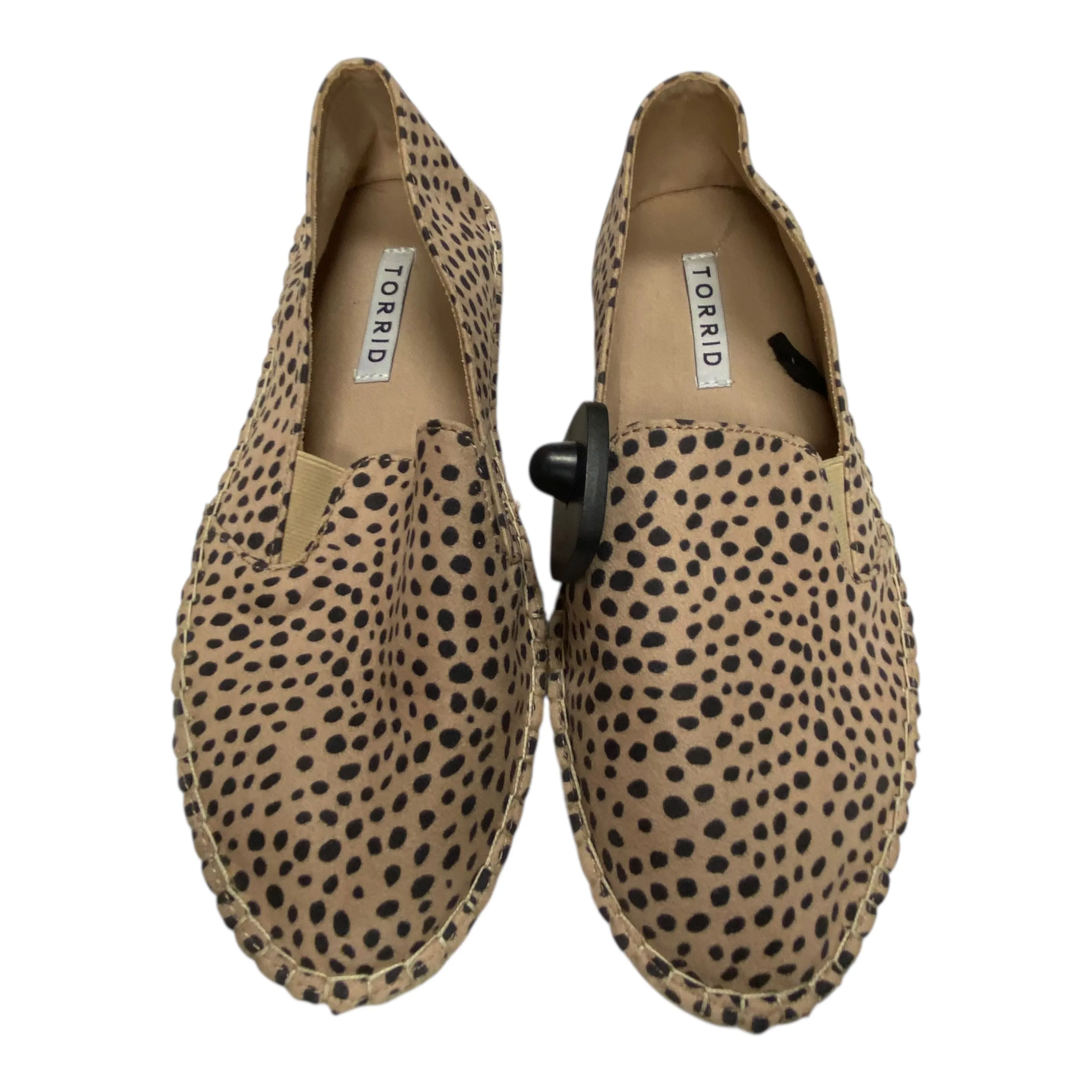 Shoes Flats By Torrid In Animal Print, Size:9.5 Herb Glow