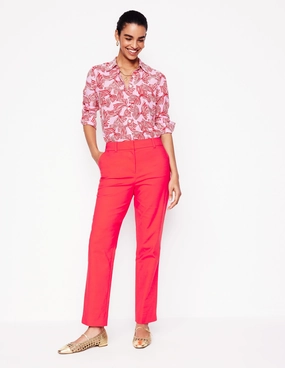 Casual Layer Fit Richmond 7/8 Trousers-Strawberry Tart Red