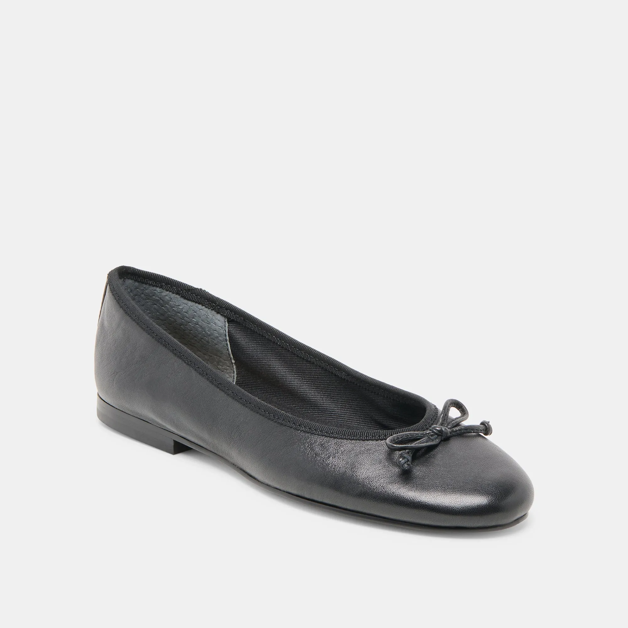 Soft Sole Shoes RITLA BALLET FLATS BLACK LEATHER
