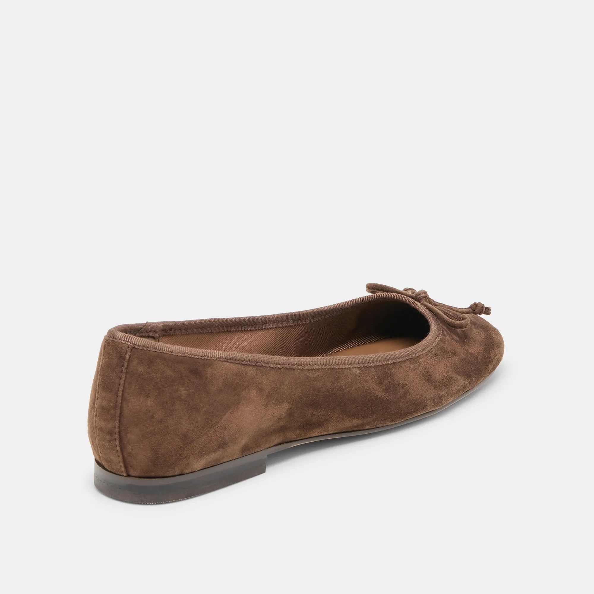 Help Glow Library Mood RITLA BALLET FLATS DK BROWN SUEDE