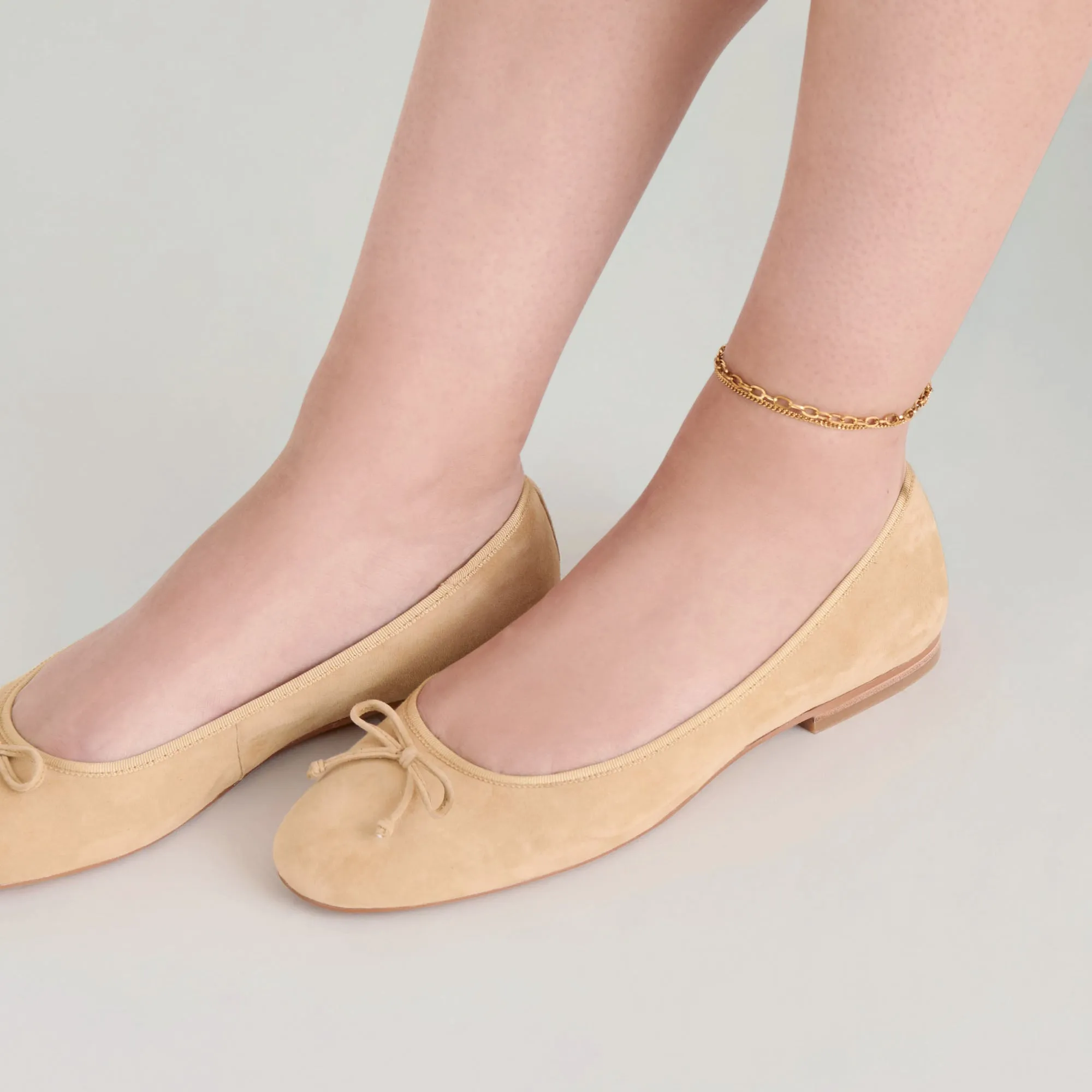RITLA BALLET FLATS HONEY SUEDE Versatile Support