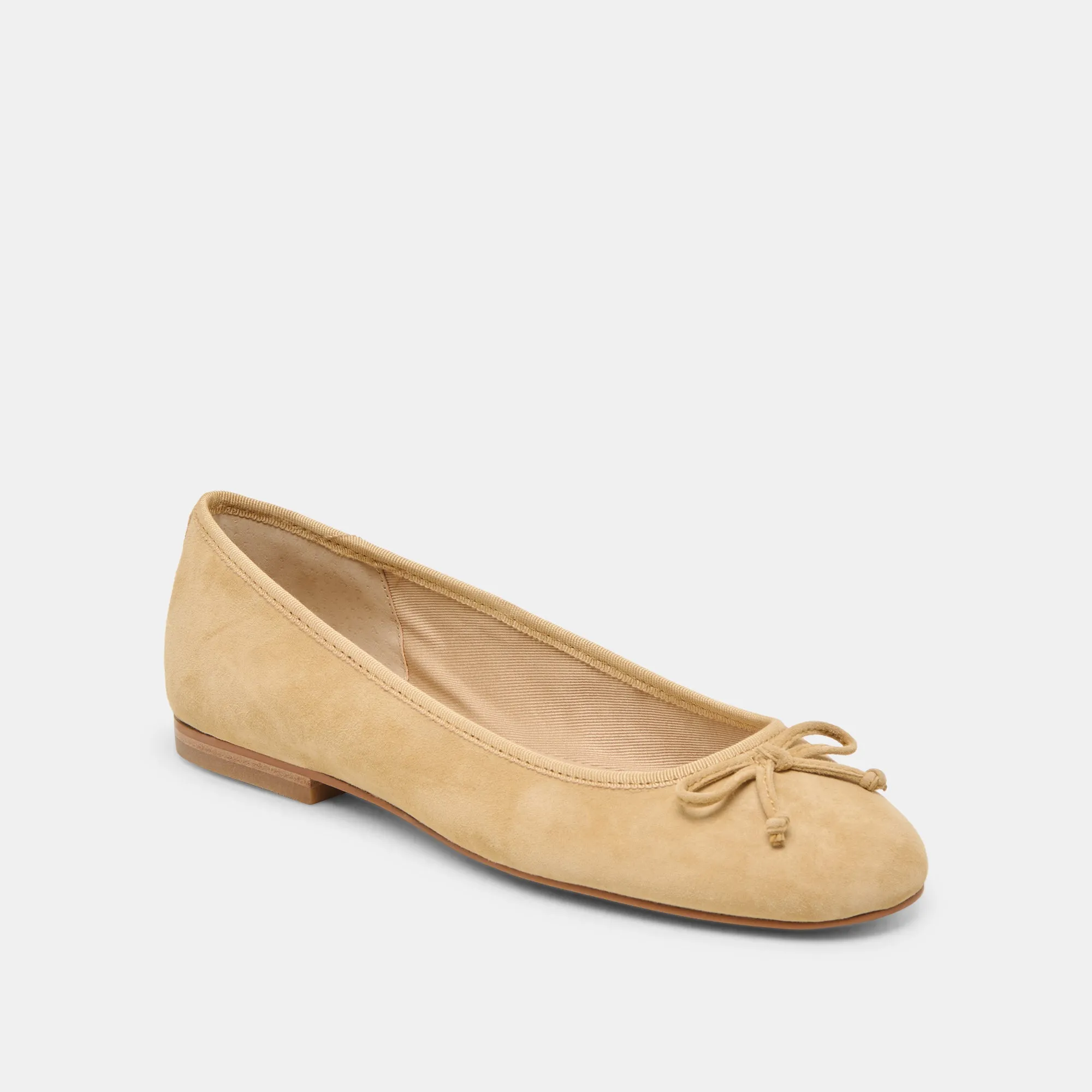 Island Step RITLA BALLET FLATS HONEY SUEDE