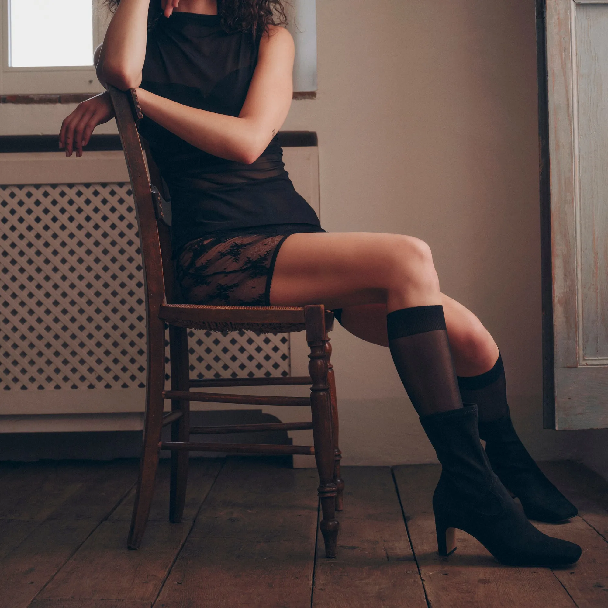 Reinforced Form Night Travel ROAN BOOTS ONYX STELLA SUEDE