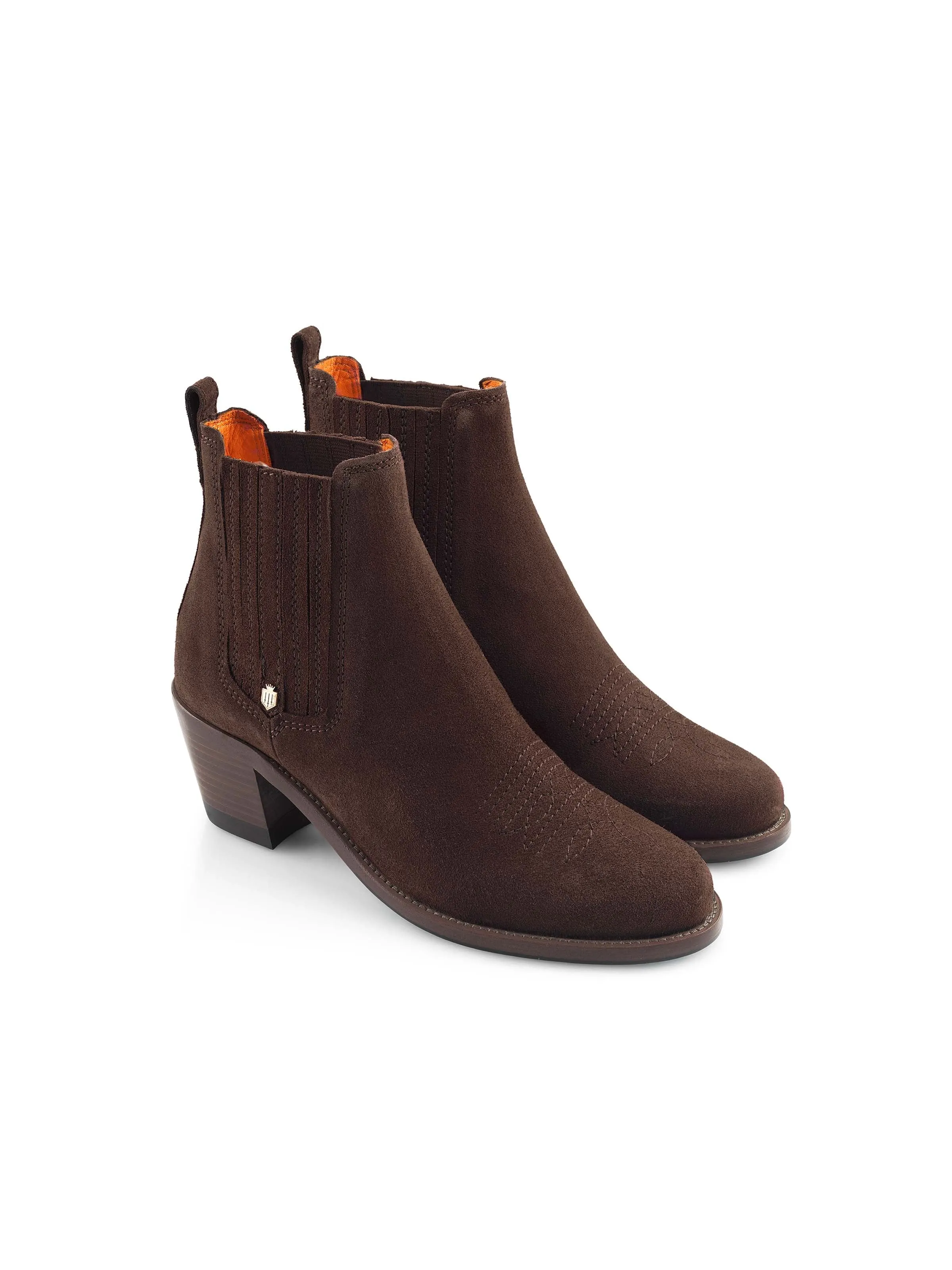 Rockingham Ankle Boot - Chocolate Durable Stitching