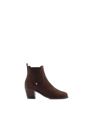 Soft Insole Rockingham Ankle Boot - Chocolate