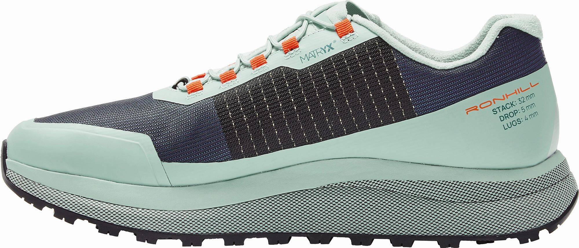 Ronhill Freedom Womens Trail Running Shoes - Green Split Outsole Design time - efficient exercise