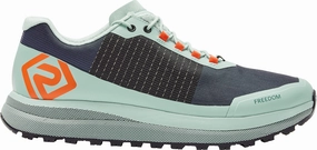 synthetic upper versatility adjustable - lacing running shoes Ronhill Freedom Womens Trail Running Shoes - Green