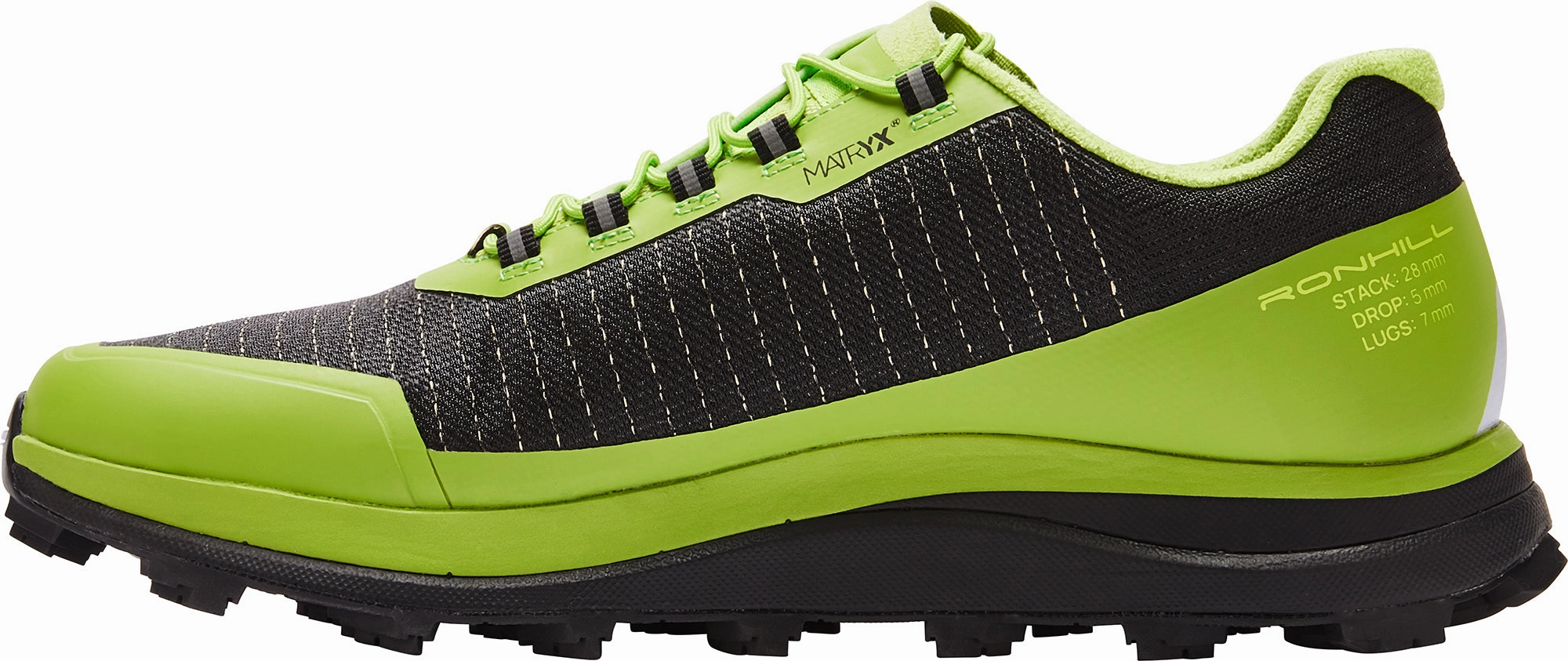 Ronhill Reverence Mens Trail Running Shoes - Green triathlon running shoes shoe laces