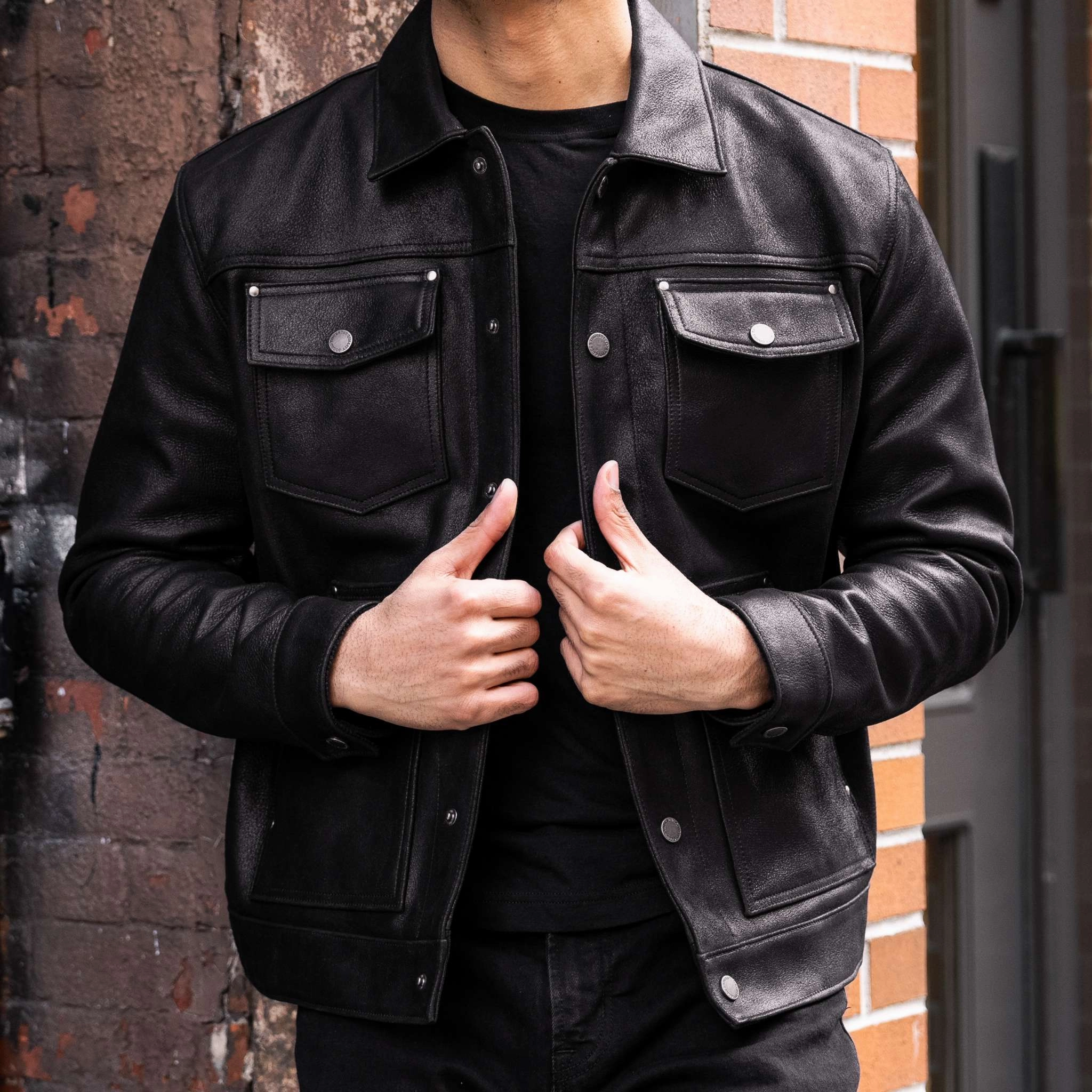 Roughout Cruiser Jacket | Black mid-length Urban Lifestyle