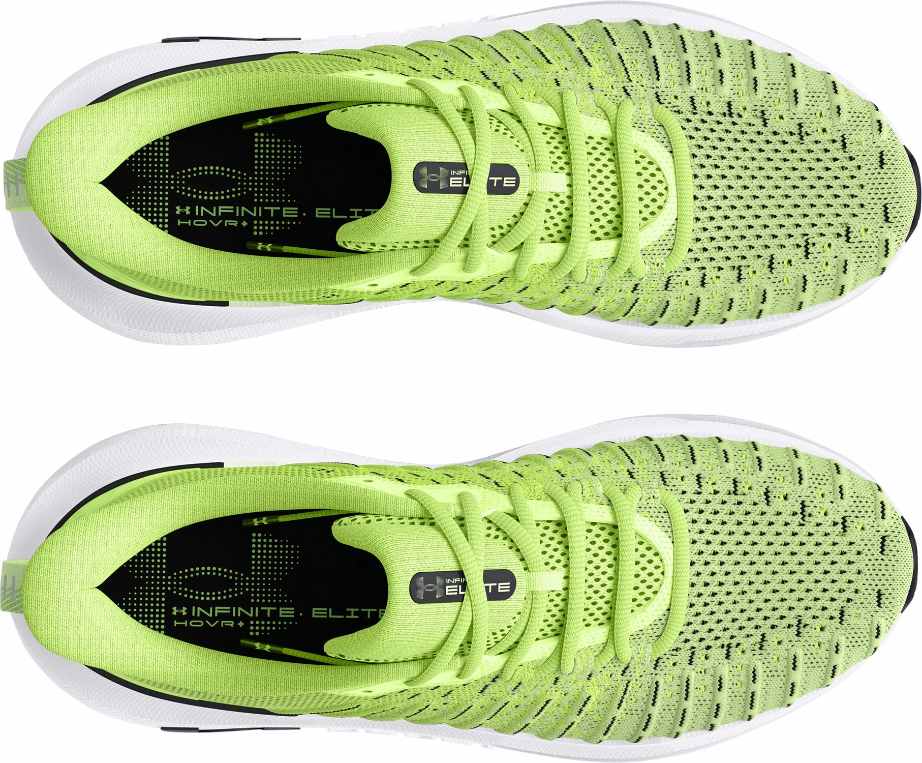 Under Armour Infinite Elite Mens Running Shoes - Green nylon shoes Strobel Last Construction