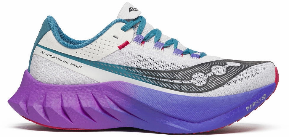 Toe Flex students' shoes Saucony Endorphin Pro 4 Womens Running Shoes - White