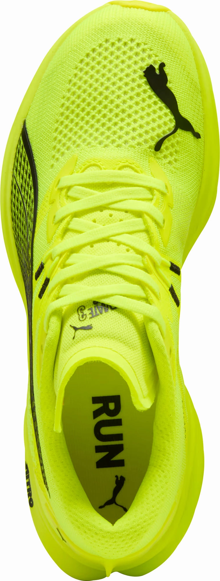 running in a historic bridge area shoes Puma Deviate Nitro 3 Mens Running Shoes - Yellow