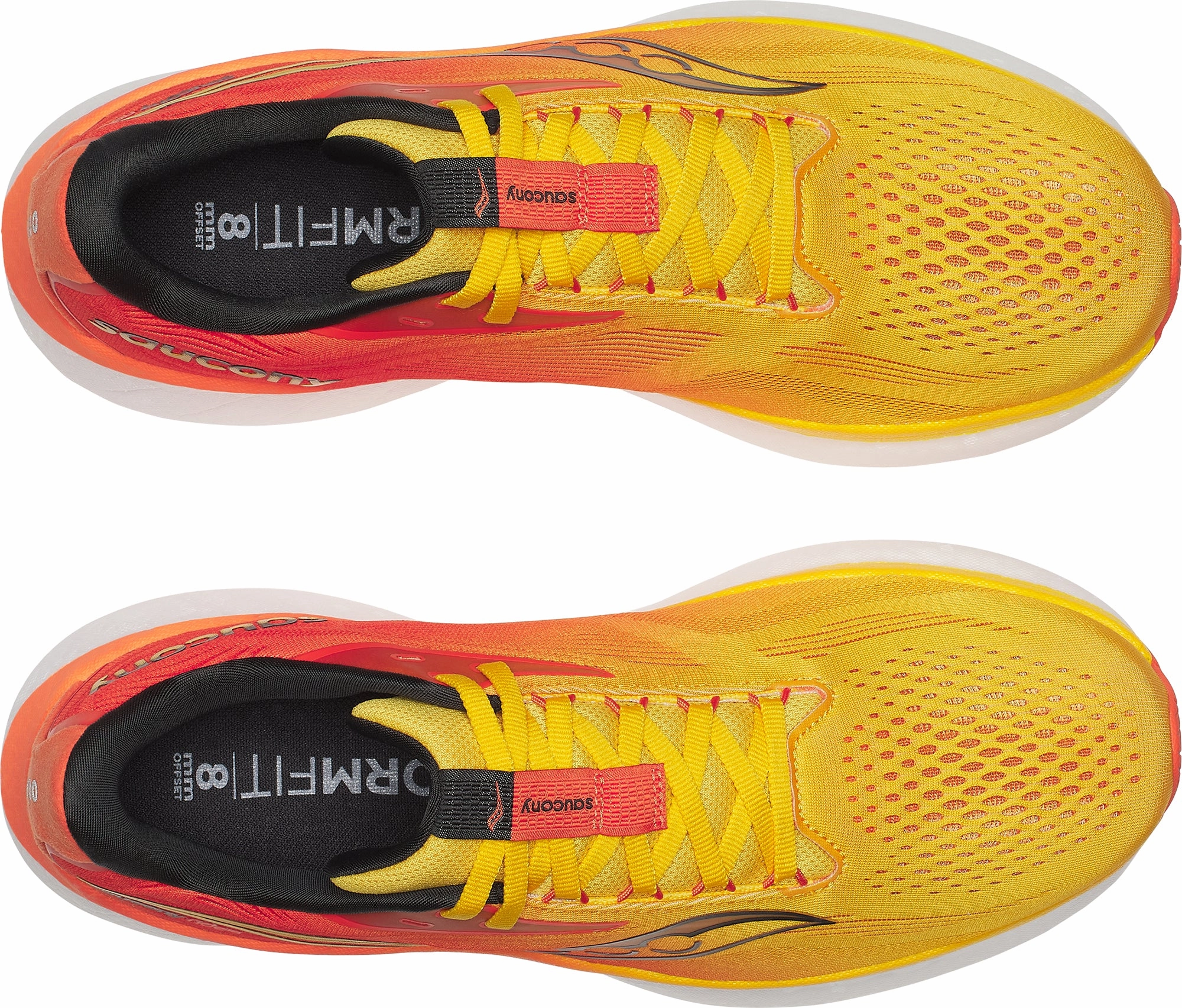 Saucony Ride 18 Mens Running Shoes - Yellow Stylish Gear