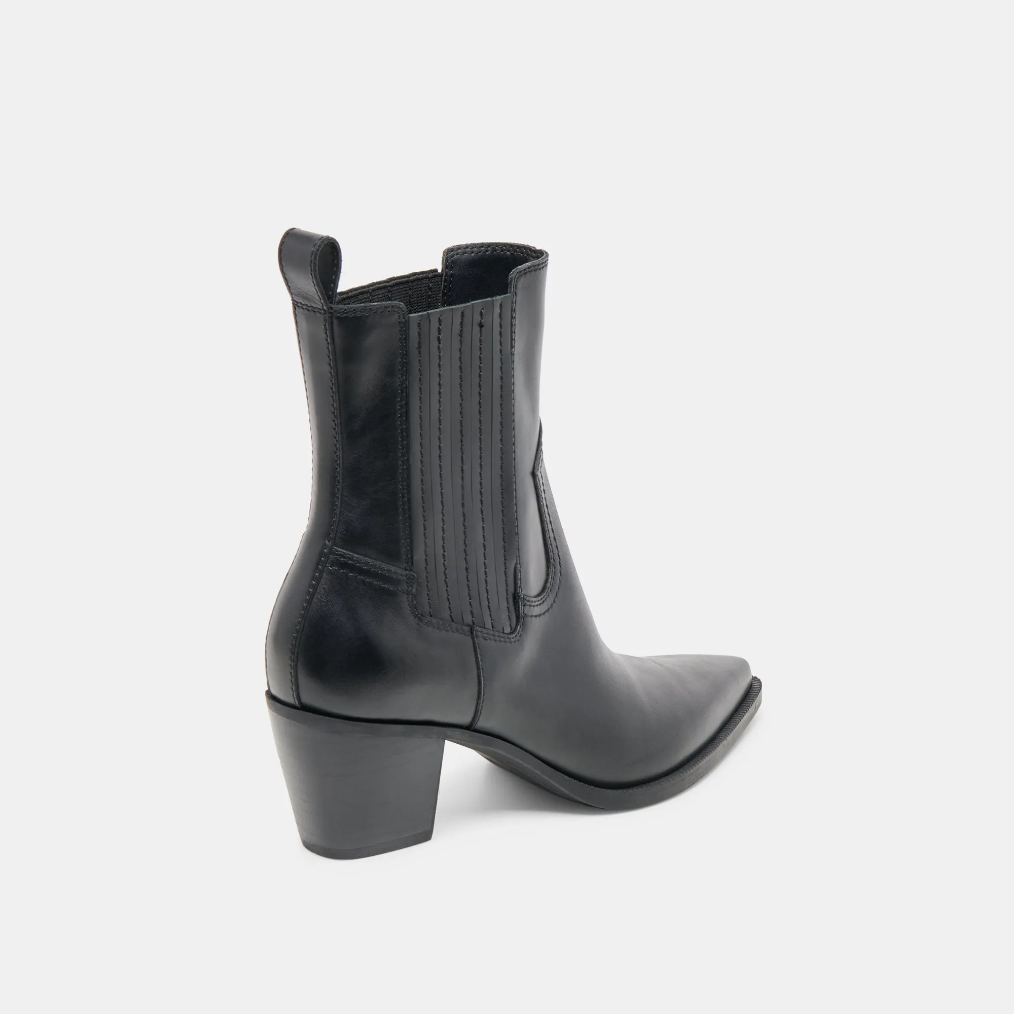 SLIM BOOTIES BLACK LEATHER Thermal Core Morning Walk urban commuting