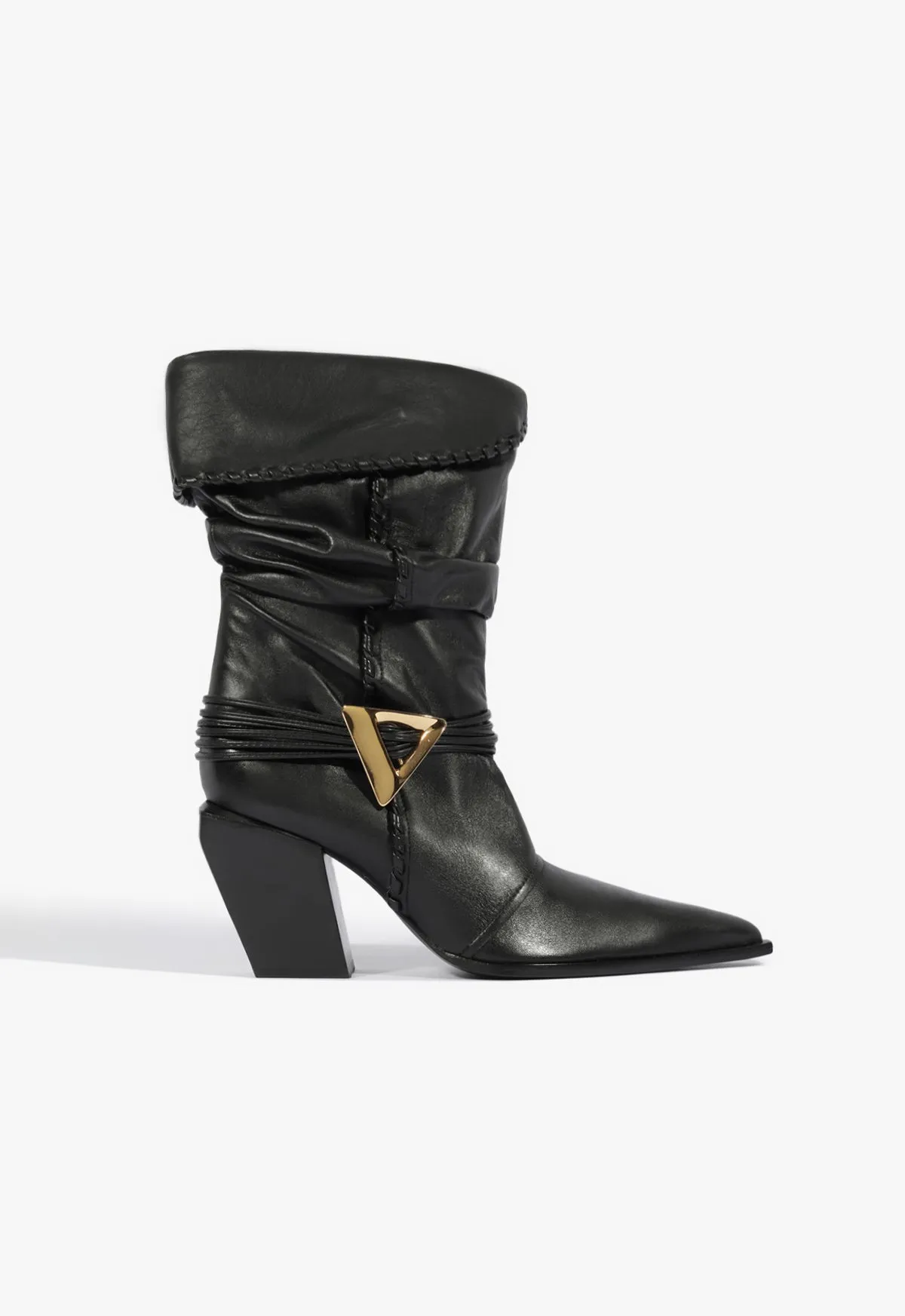 Sable Leather Bootie Brunch Look Street Attitude