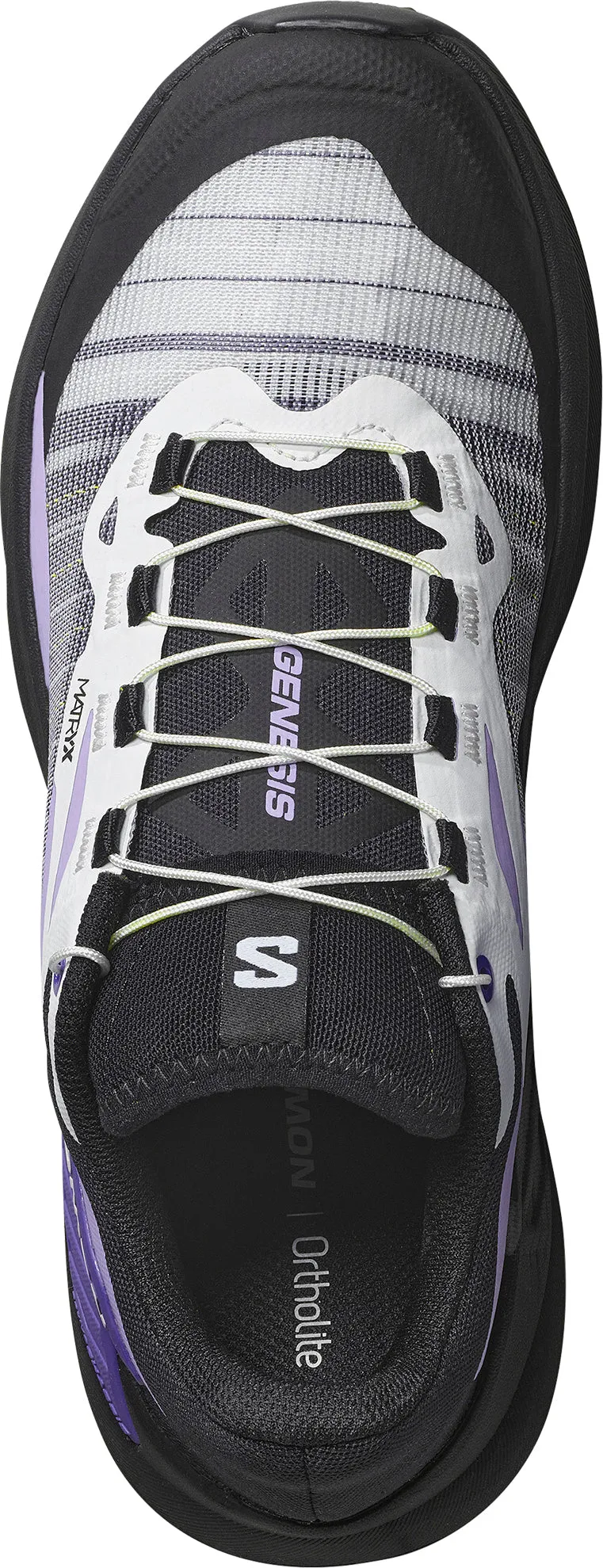 Salomon Genesis Womens Trail Running Shoes - Black stain - resistant running wear