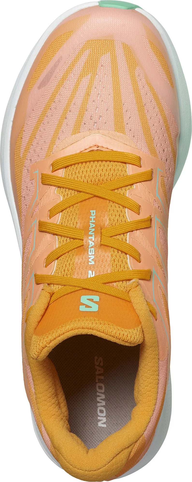Salomon Phantasm 2 Womens Running Shoes - Orange Asymmetric Ankle Support