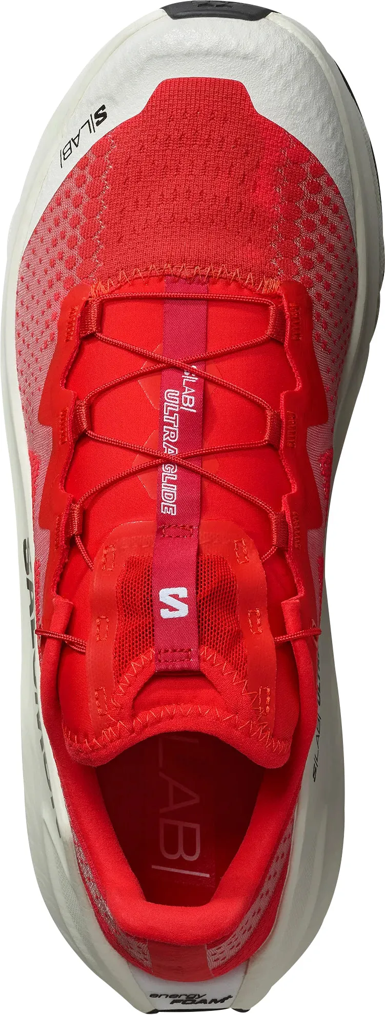 Salomon S/Lab Ultra Glide Trail Running Shoes - Red traction patterns Lightweight Foam Core