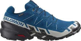improve traction Lace   Up Salomon Speedcross 6 GORE-TEX Mens Trail Running Shoes - Blue