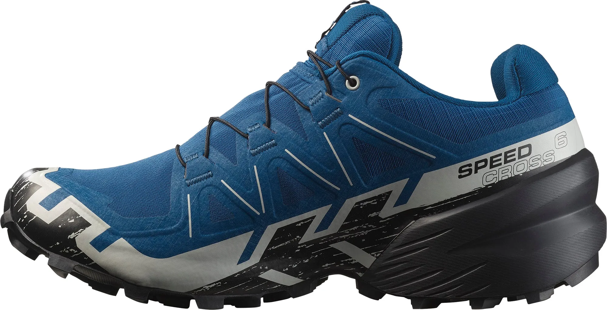 Salomon Speedcross 6 GORE-TEX Mens Trail Running Shoes - Blue Good elasticity Bonded seams