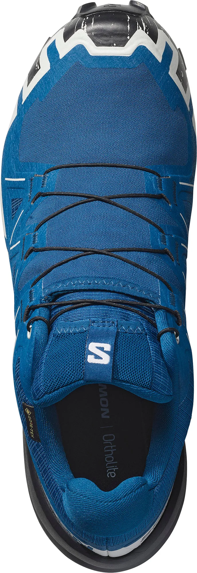Adjustable Laces forest - runner Salomon Speedcross 6 GORE-TEX Mens Trail Running Shoes - Blue