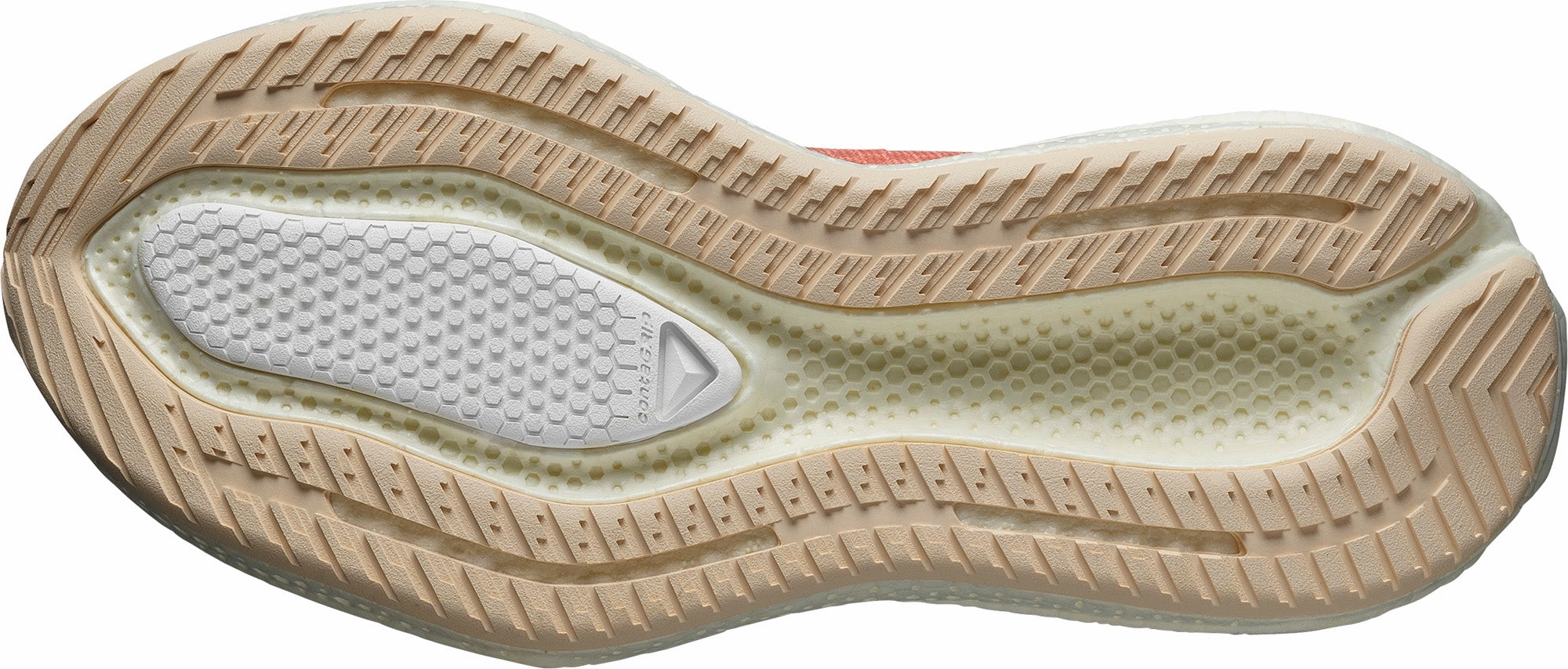 Quick - dry shoes Seamless Ankle Collar Salomon Aero Glide 3 Womens Running Shoes - Pink