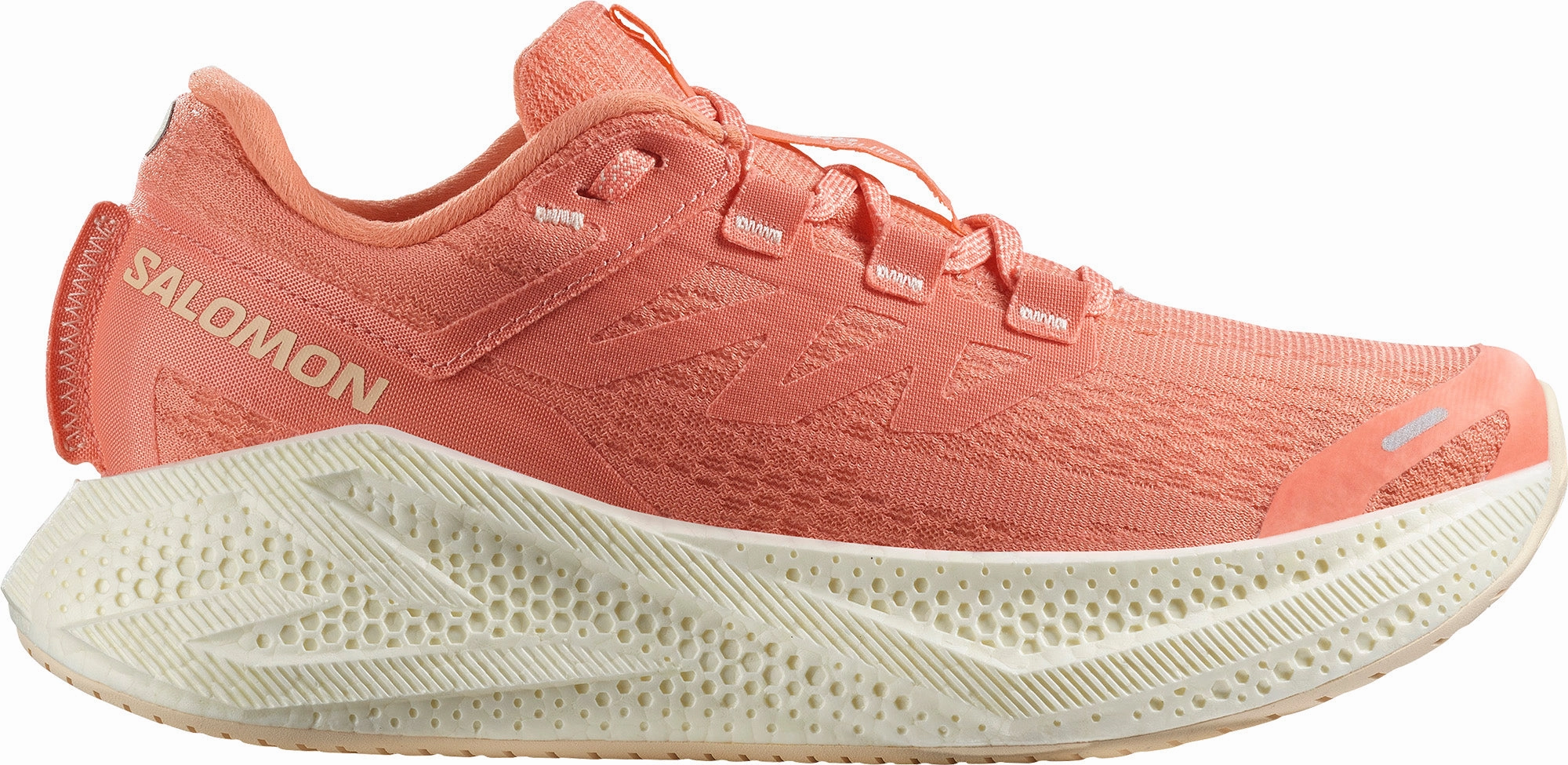 running during the day shoes Arch Comfort Salomon Aero Glide 3 Womens Running Shoes - Pink