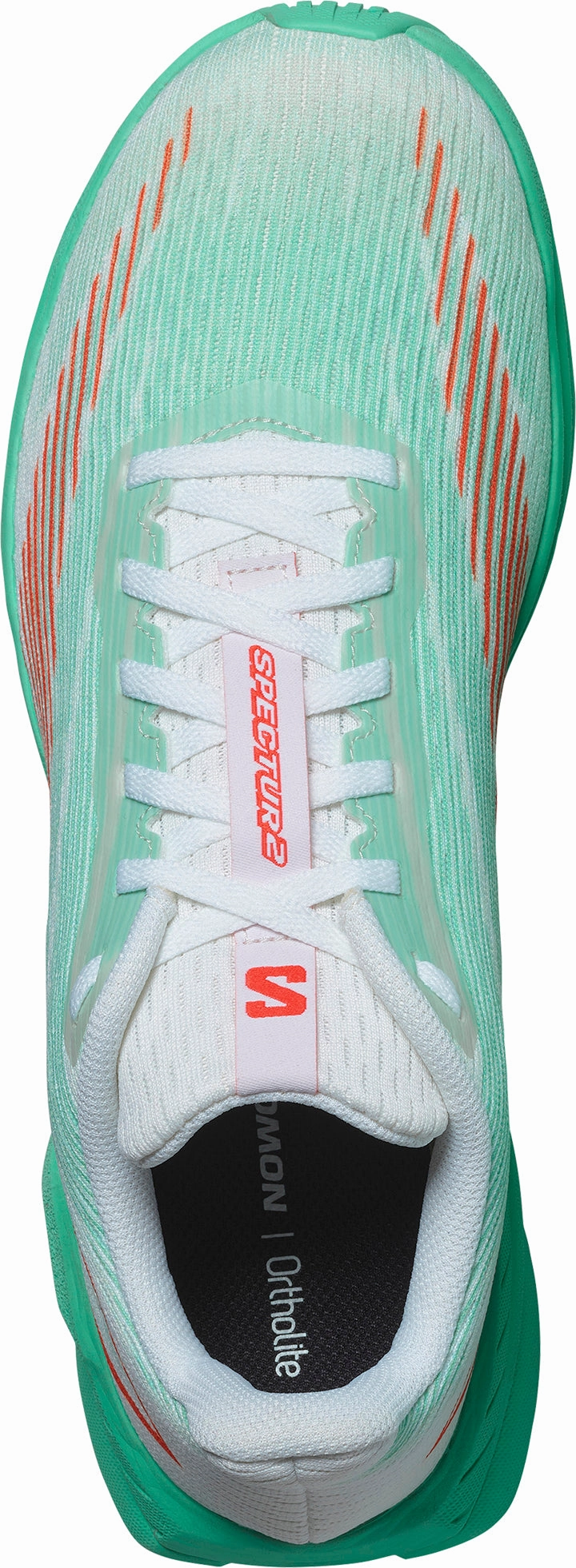 Salomon Spectur 2 Mens Running Shoes - Green running with a backpack