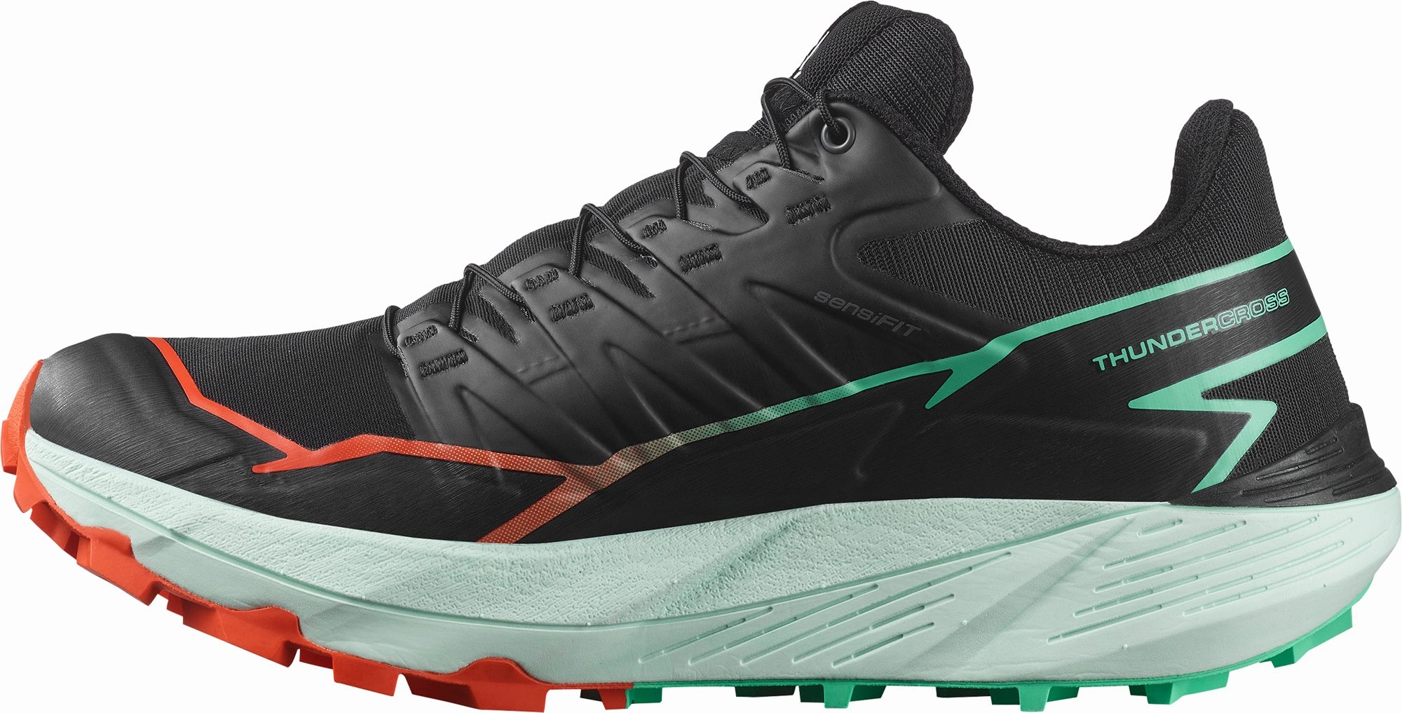 Outdoor Sports Salomon Thundercross Womens Trail Running Shoes - Black