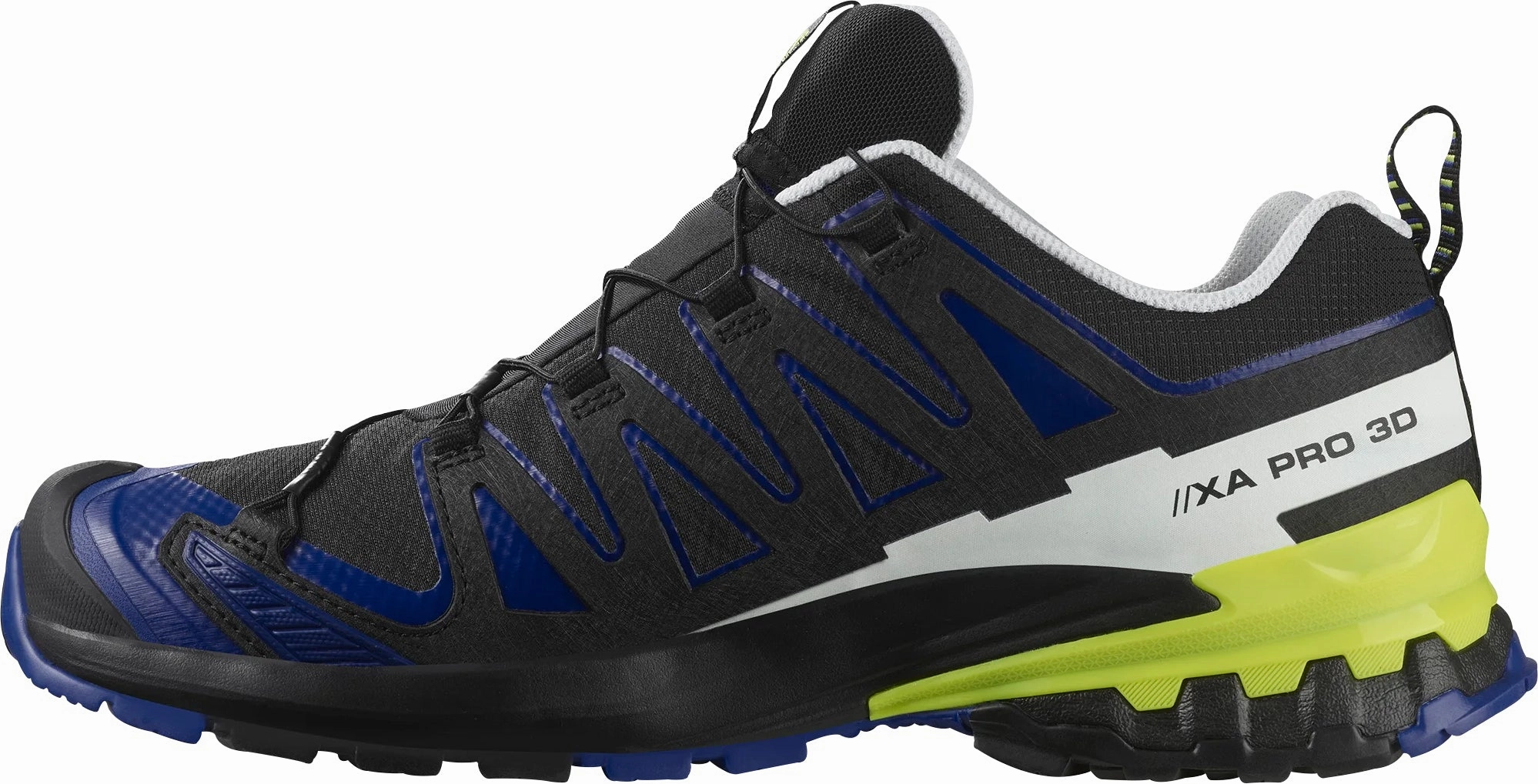 Abrasion Resistant Treads Energy Guidance System Salomon XA Pro 3D V9 GORE-TEX Mens Trail Running Shoes - Black