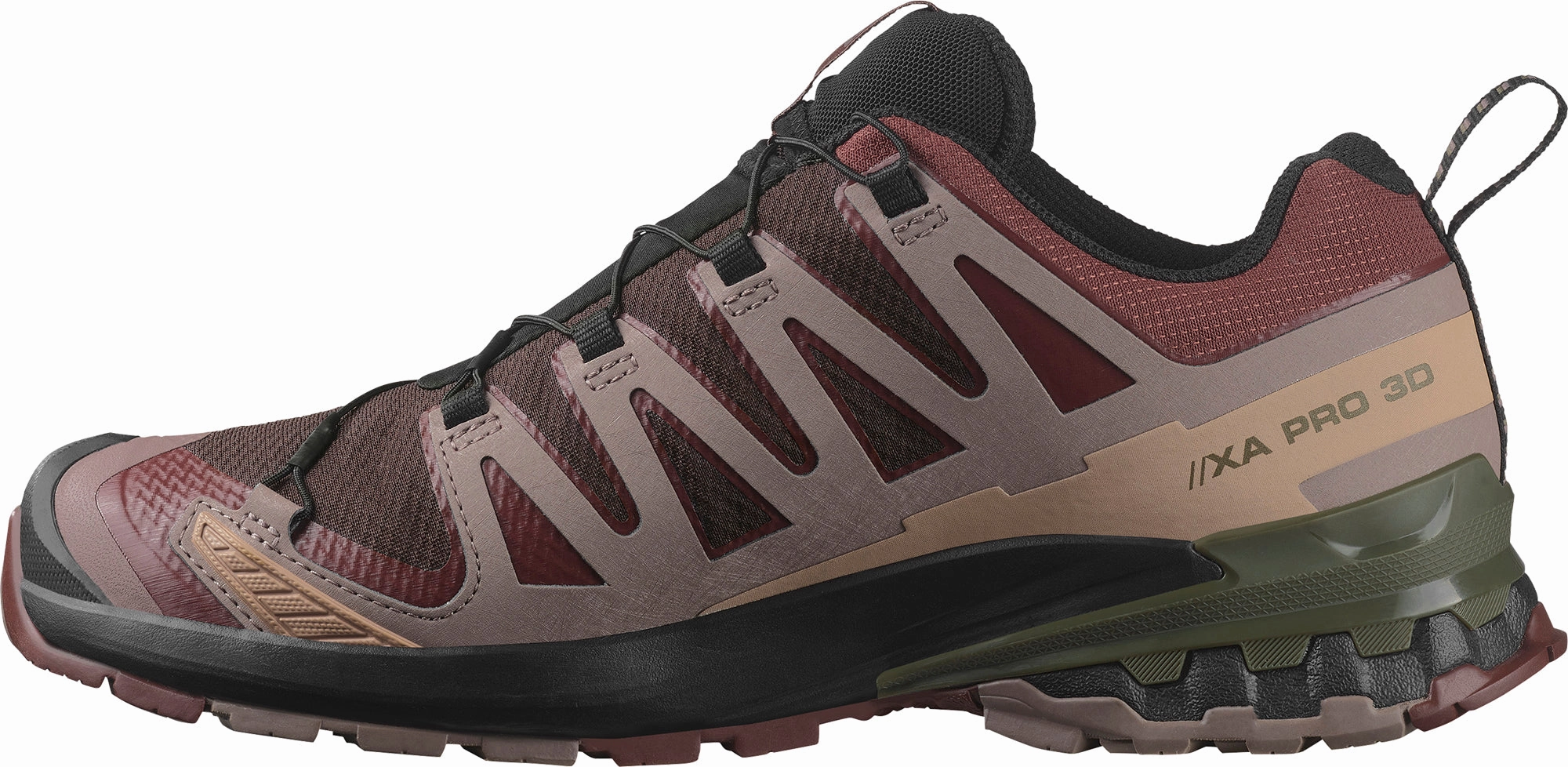 Salomon XA Pro 3D V9 GORE-TEX Mens Trail Running Shoes - Brown high - performance running in a polar area